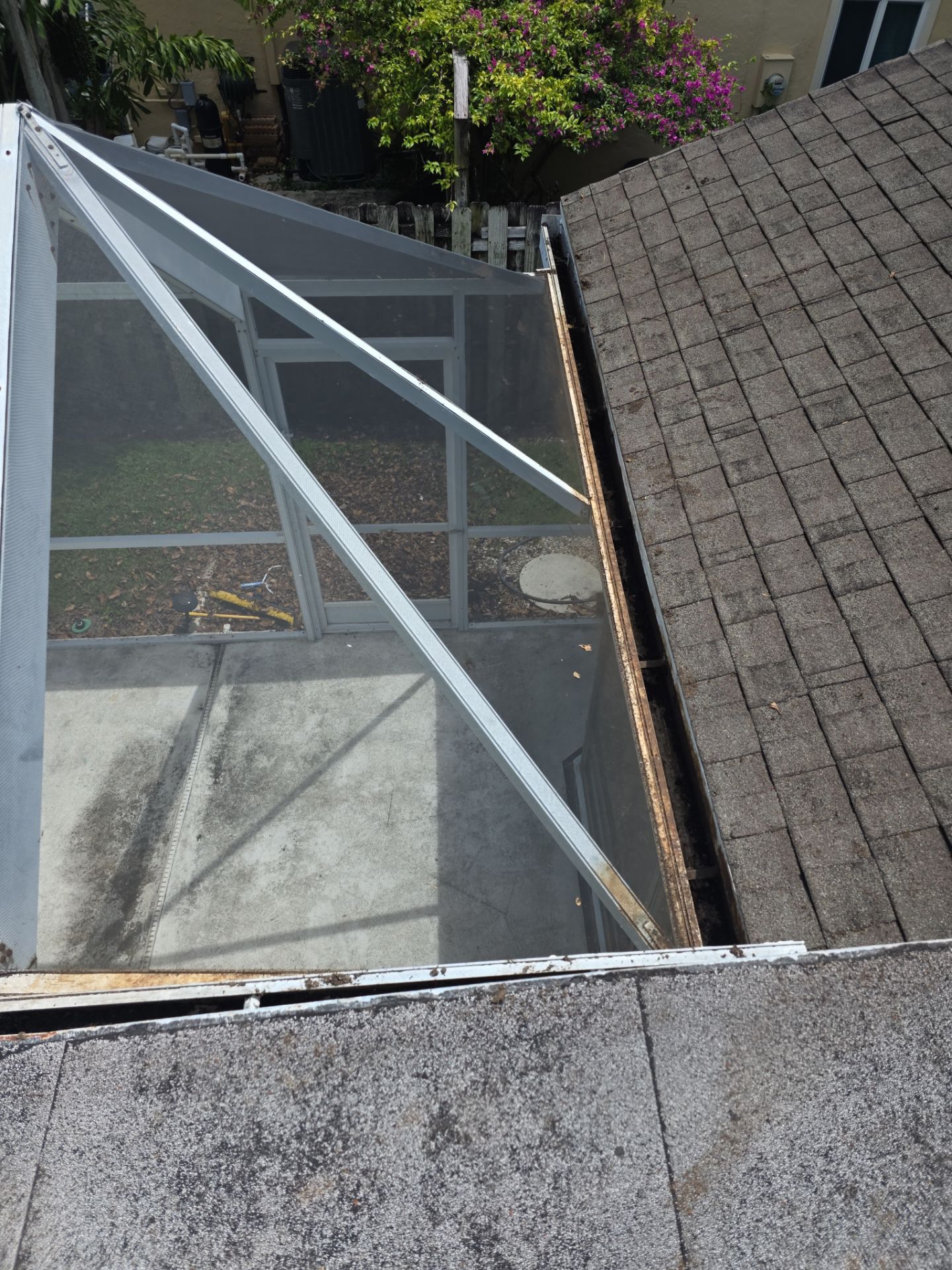 REPLACE NON APPROVED SKYLIGHT ALONG WITH CLOGED GUTTER by Morton Roofing, Inc.