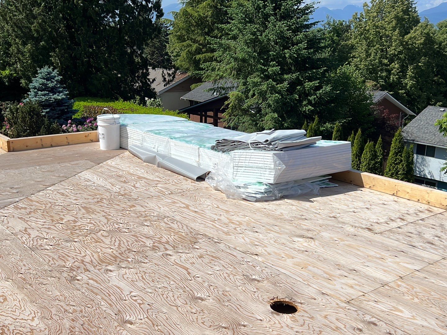 Residential Roofing Installation using Durolast roofing membrane by Top Notch Roofing Inc