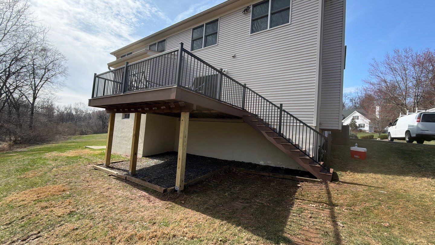 Deck Resurface in Clinton NJ by deck guardian
