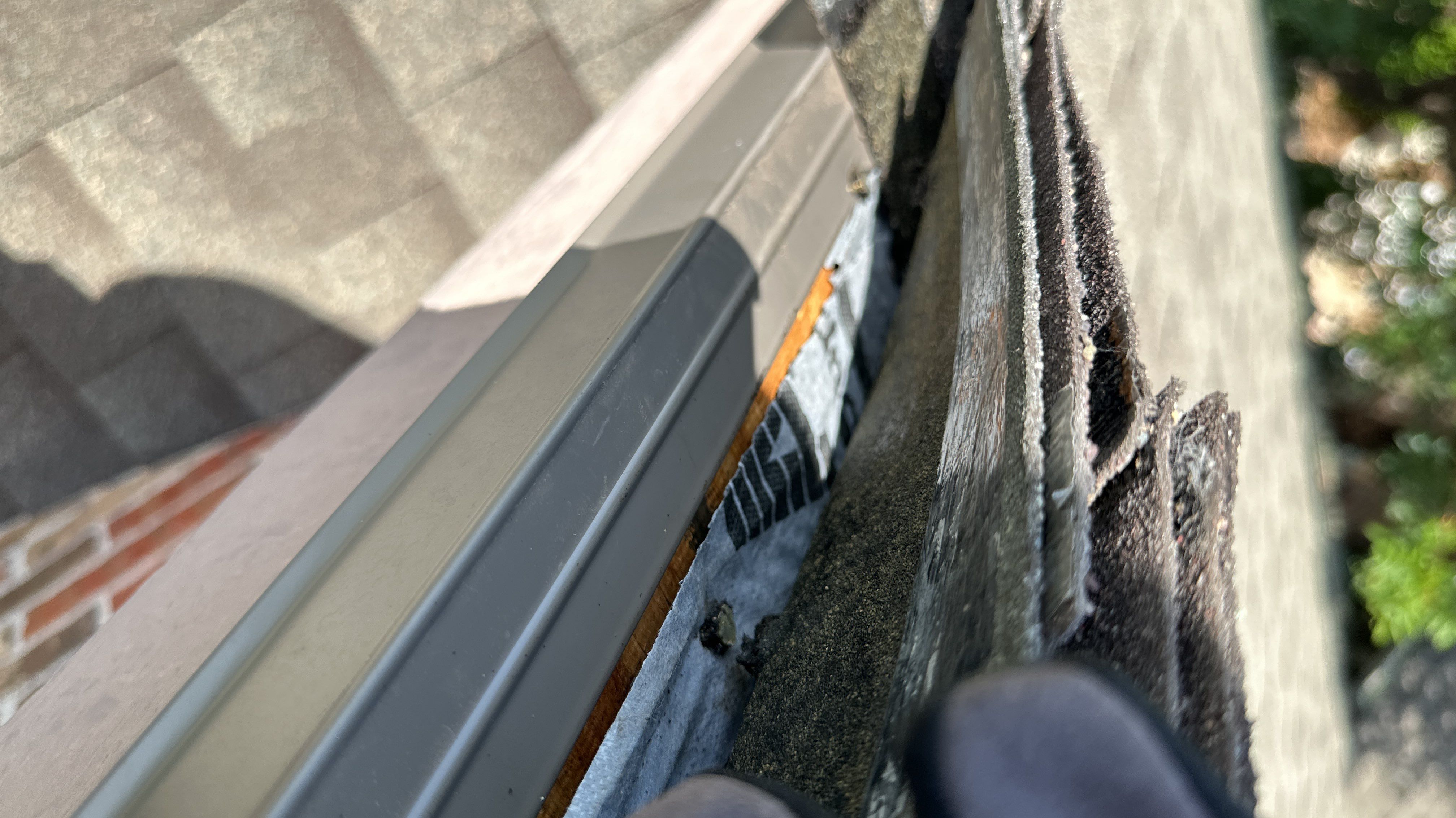Reroof using GAF HDZ Weathered Wood by Castillo Roofing