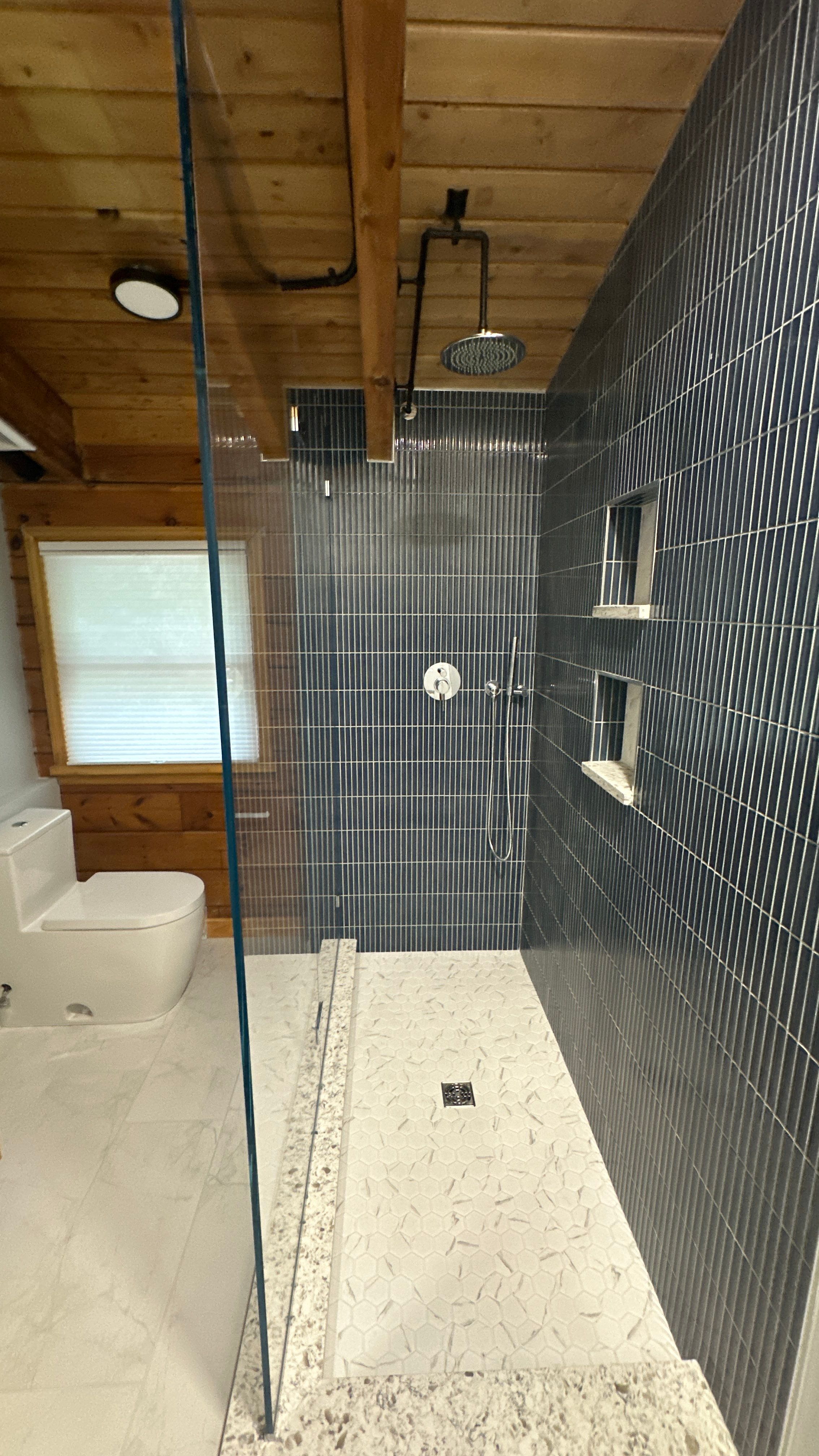 Brandt Double Bathroom Remodel by Integrity Tile and Home LLC