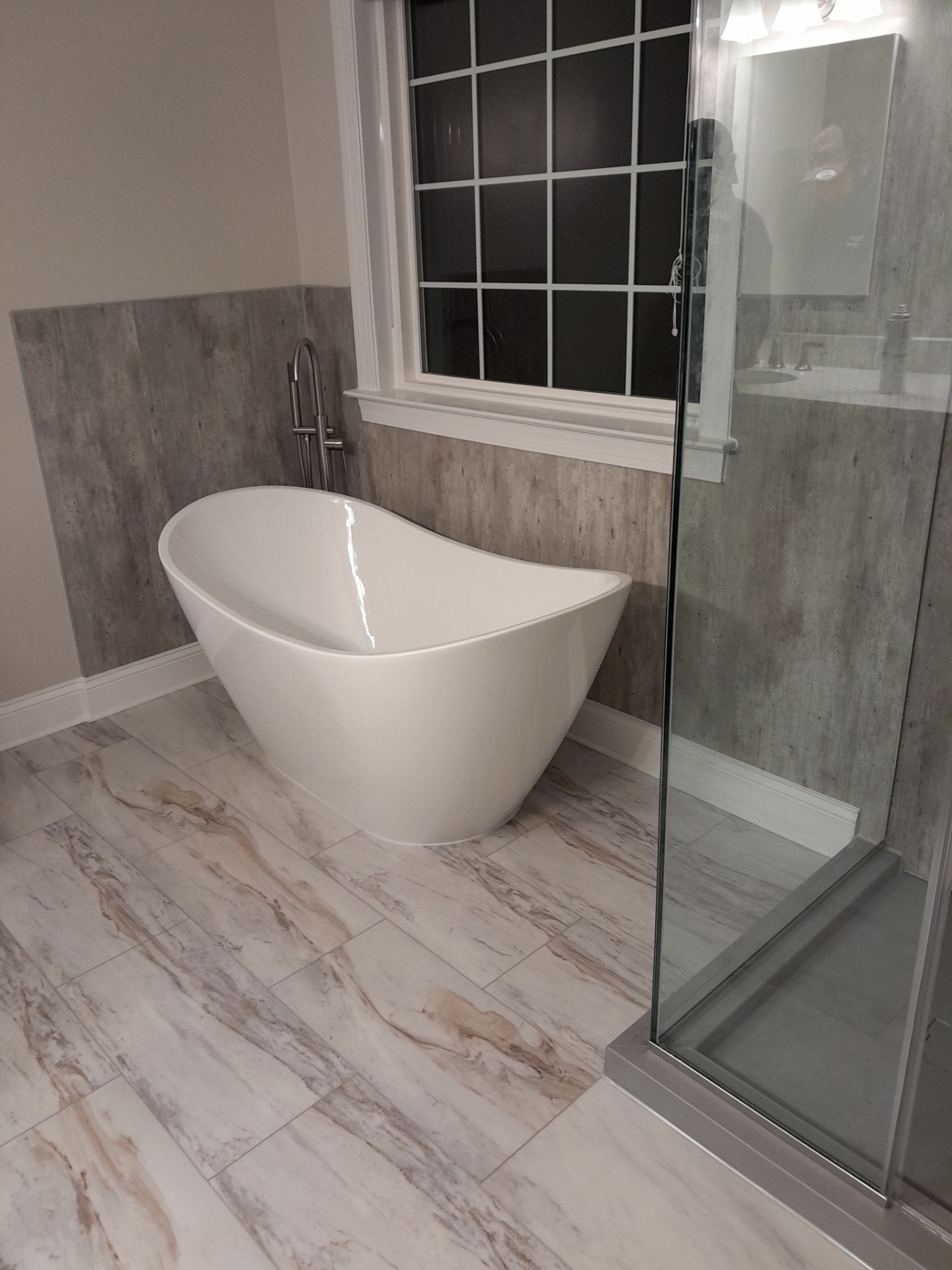 Complete master bathroom remodel/Full window replacement by Window Depot of Annapolis