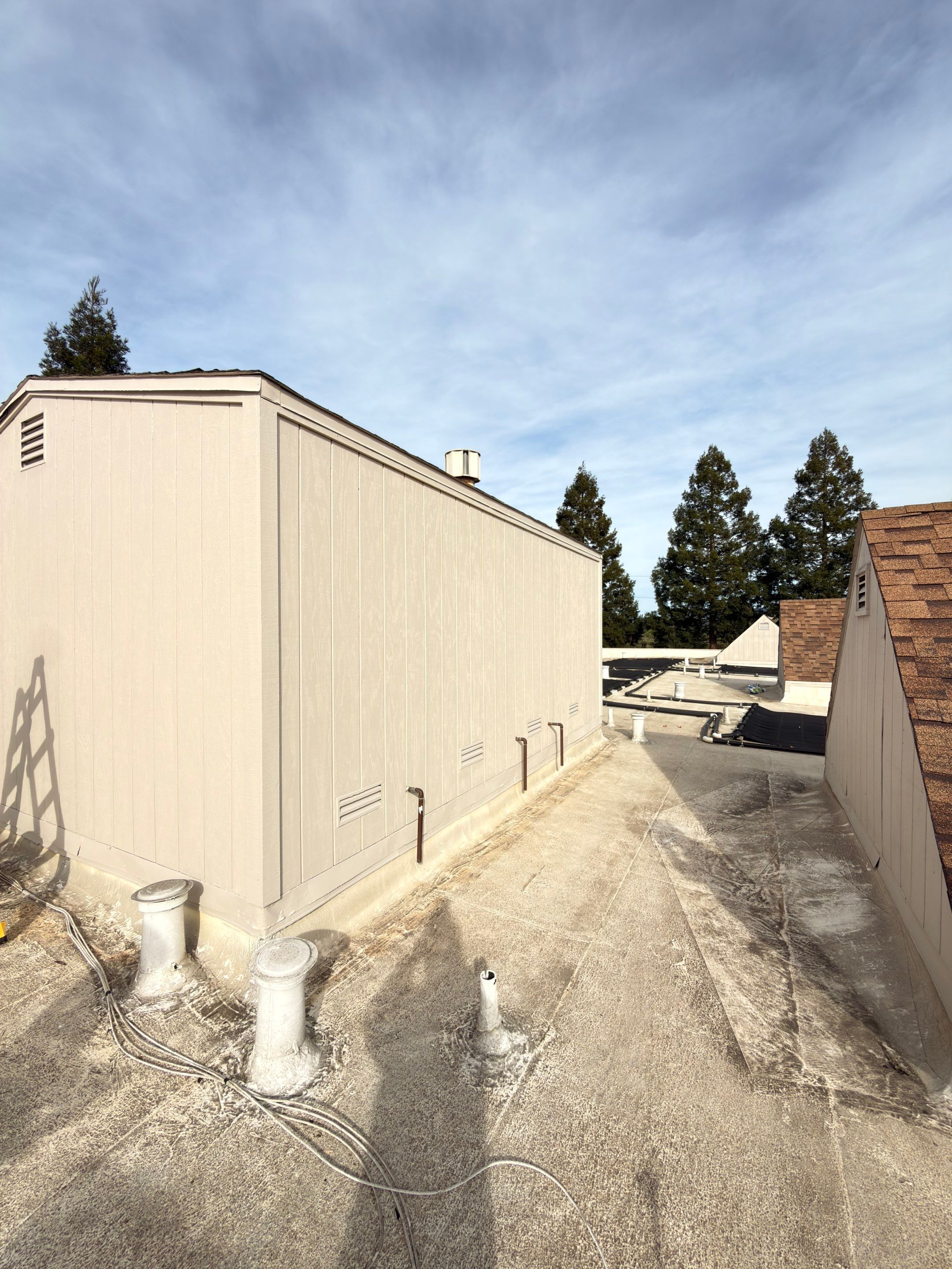 Roof Top Boiler Room and Roofing Repairs by Anza Builders, Inc. 