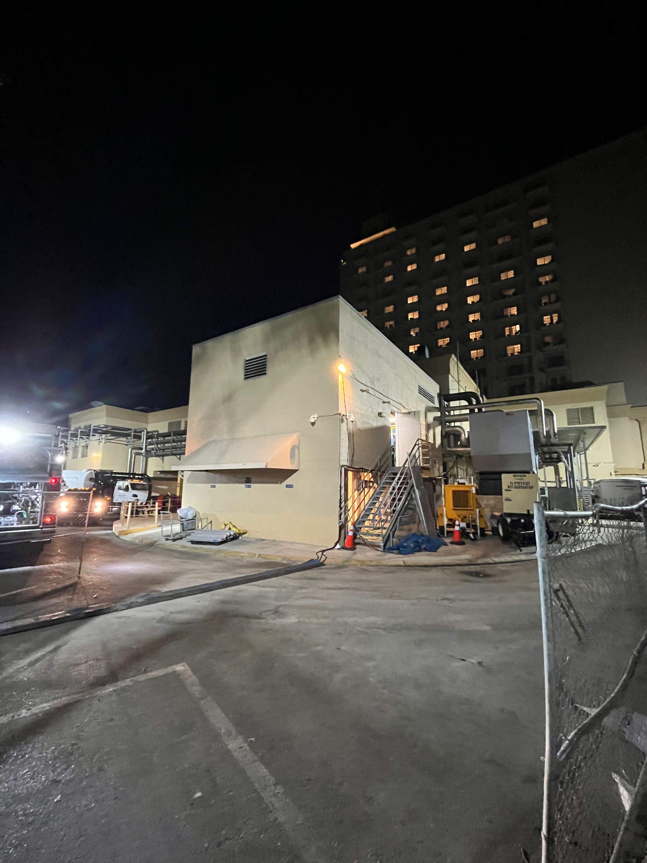Ritz-Carlton NW Service Area Drain Cleaning by APS Power & Water