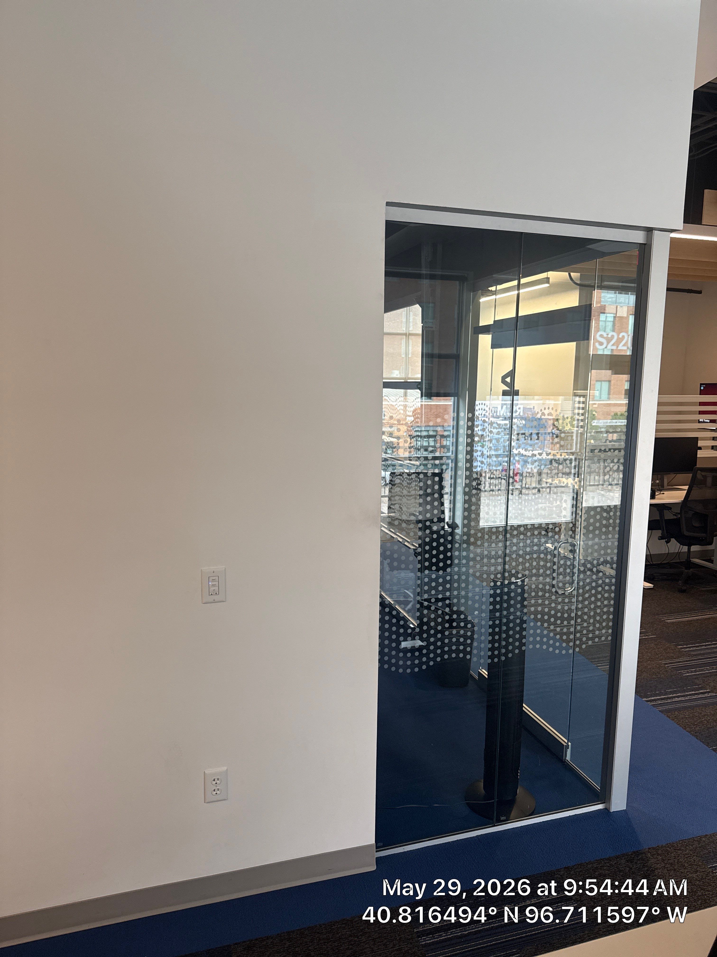 Lincoln Office Modernization Featuring Custom Baffles and AV Installation by CompanyCam Sales Demo