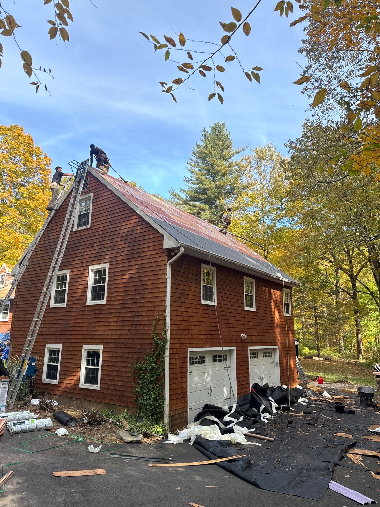 Owens Corning Duration : Chateau Green with Copper Accents in Avon, CT by Golden Shield Roofing