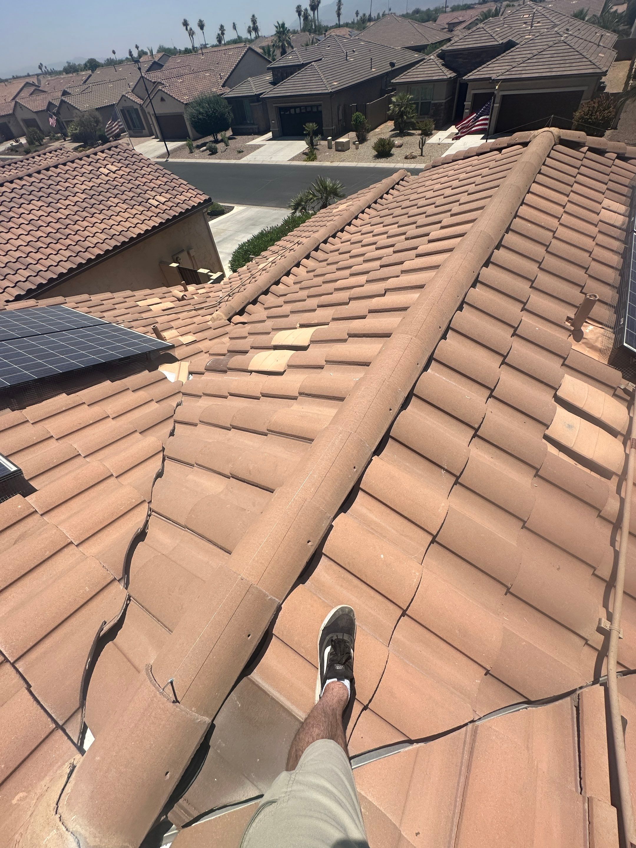 Adobe Clay Concrete Tile by Reimagine Roofing