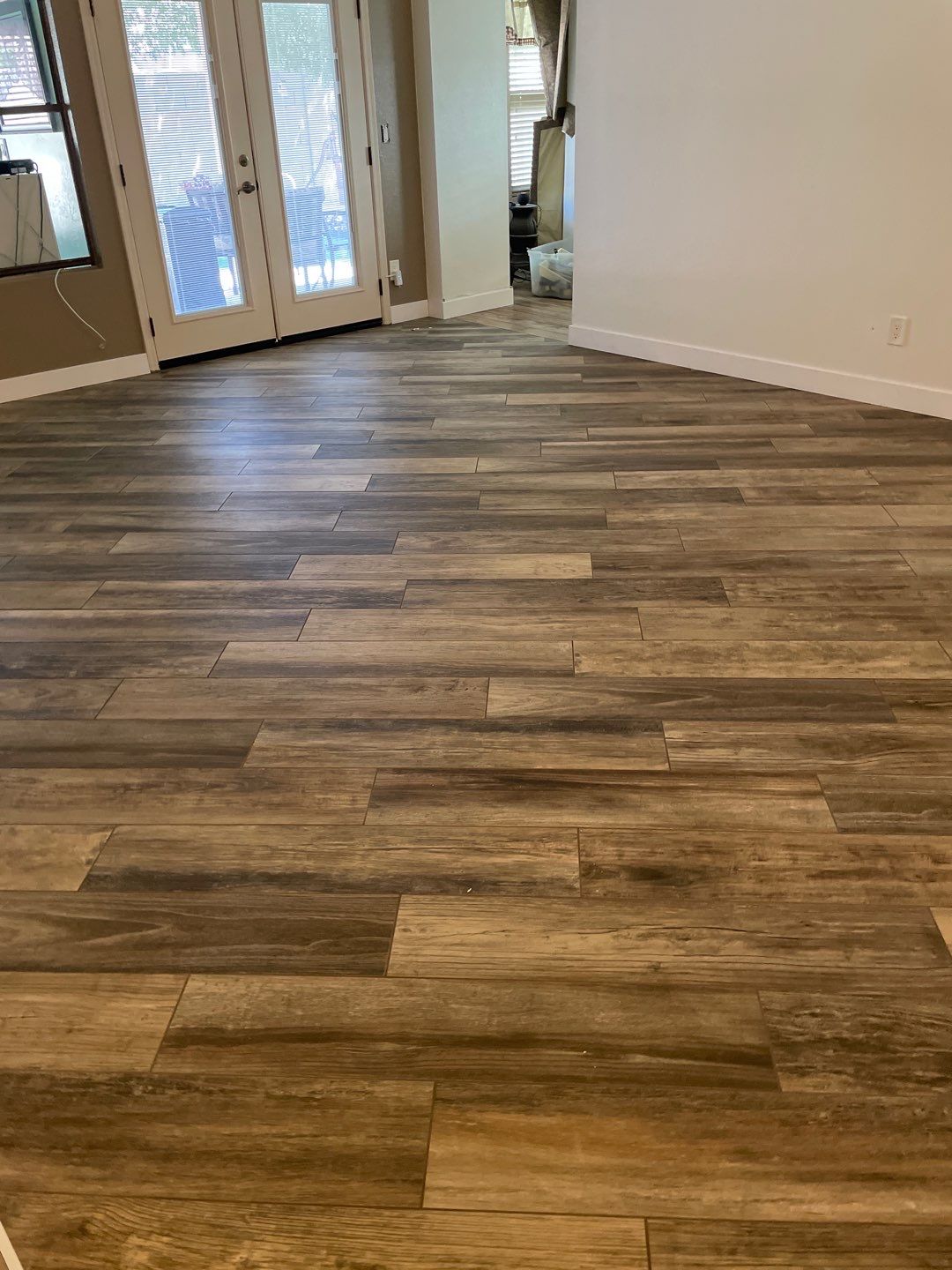 Flooring Installation using Luxury Vinyl Plank by Footprints Floors of Chandler 