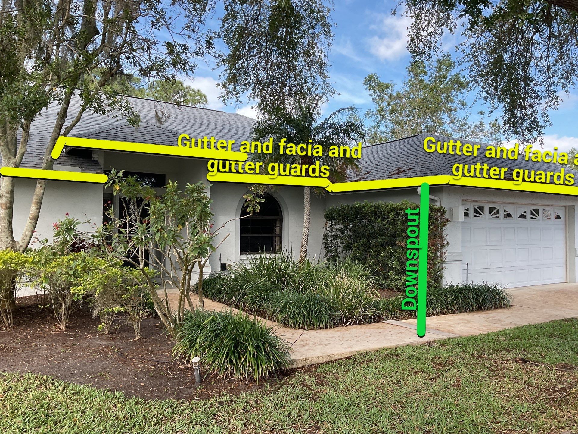 Gutter Guard System for a Leaf-Free Home in Sarasota FL by Gutter Professors
