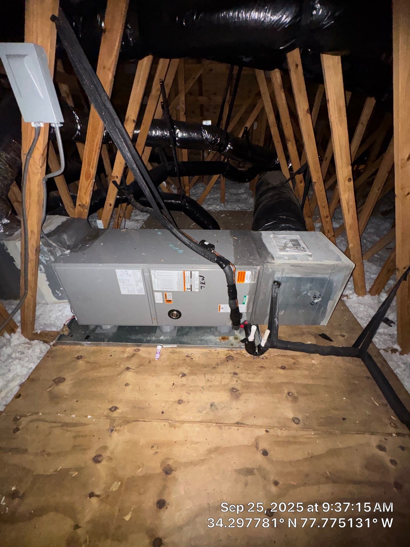 Attic HVAC Leak Remediation by Home Disaster Medics