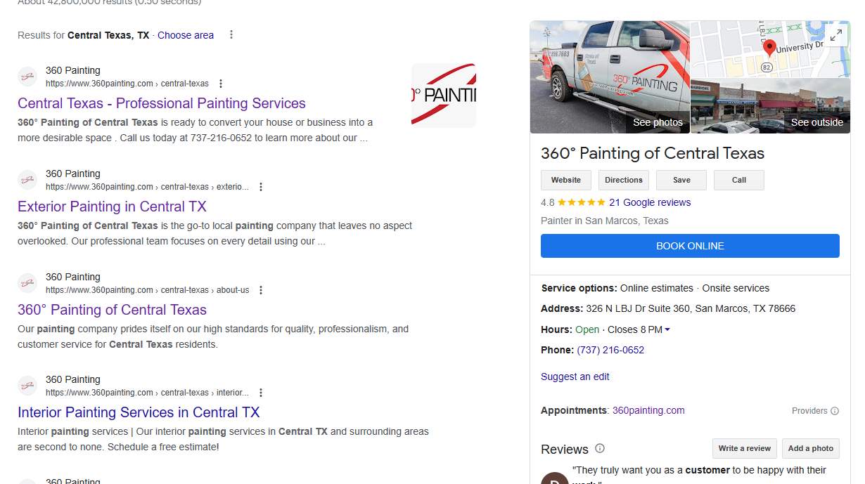 Brushing Success: A Showcase of Our Diverse Commercial Painting Triumph by 360 Painting Central Texas 
