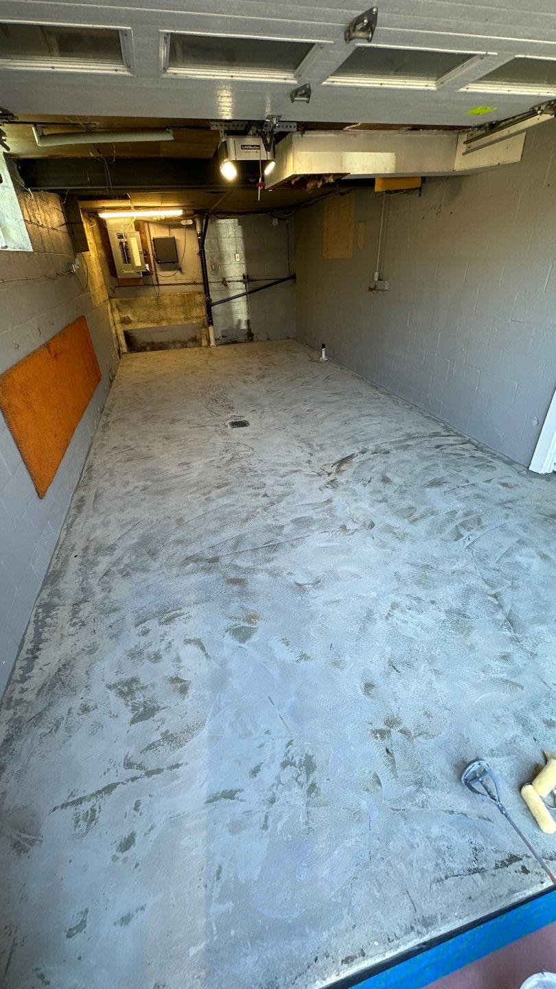 Basement + Garage Project in Pittsburgh by Floors in a Day, Inc