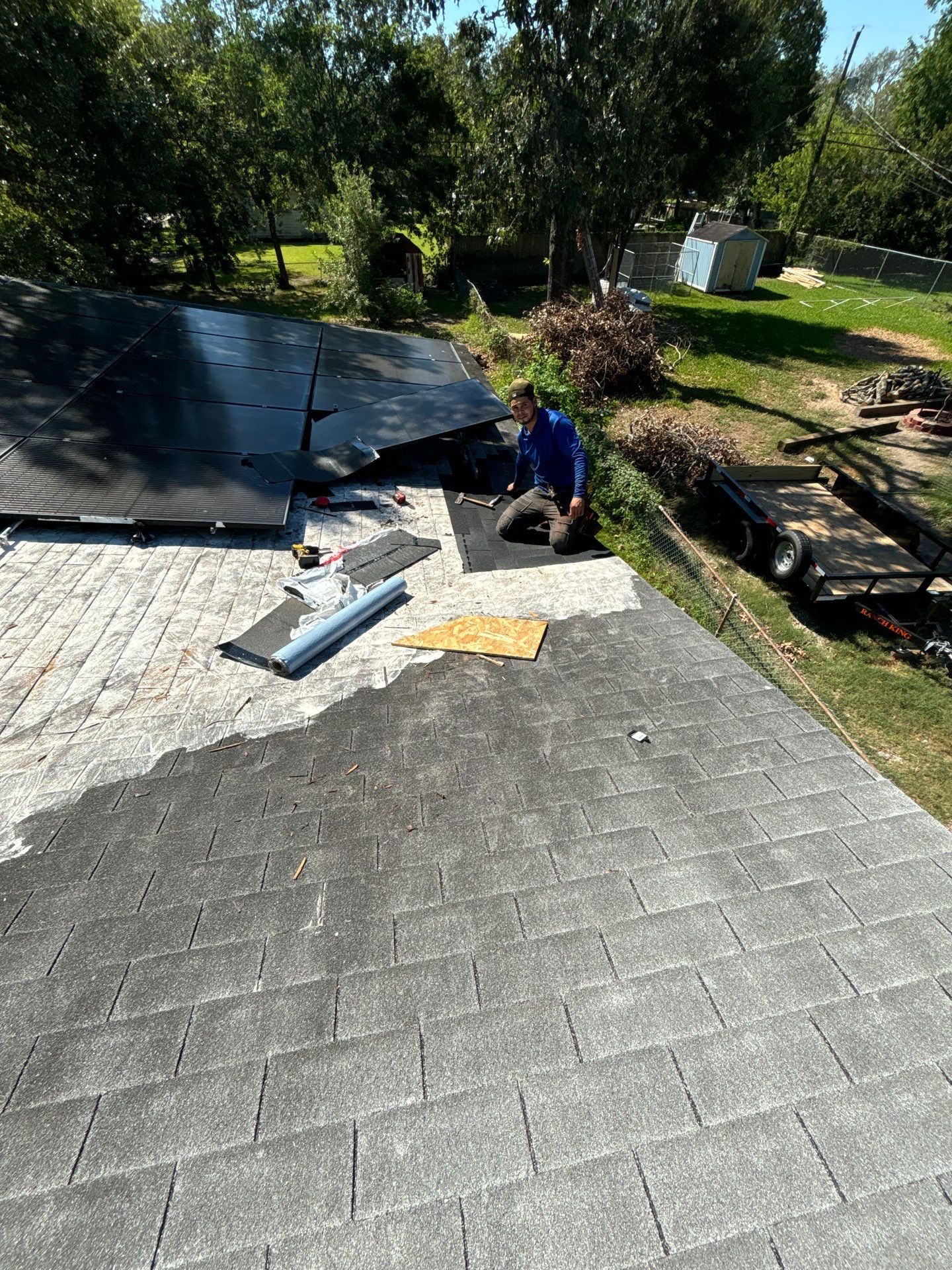 Residential Roofing Repair using Owen's Corning Duration (Lifetime) Shingles by Roof Repair Services LLC