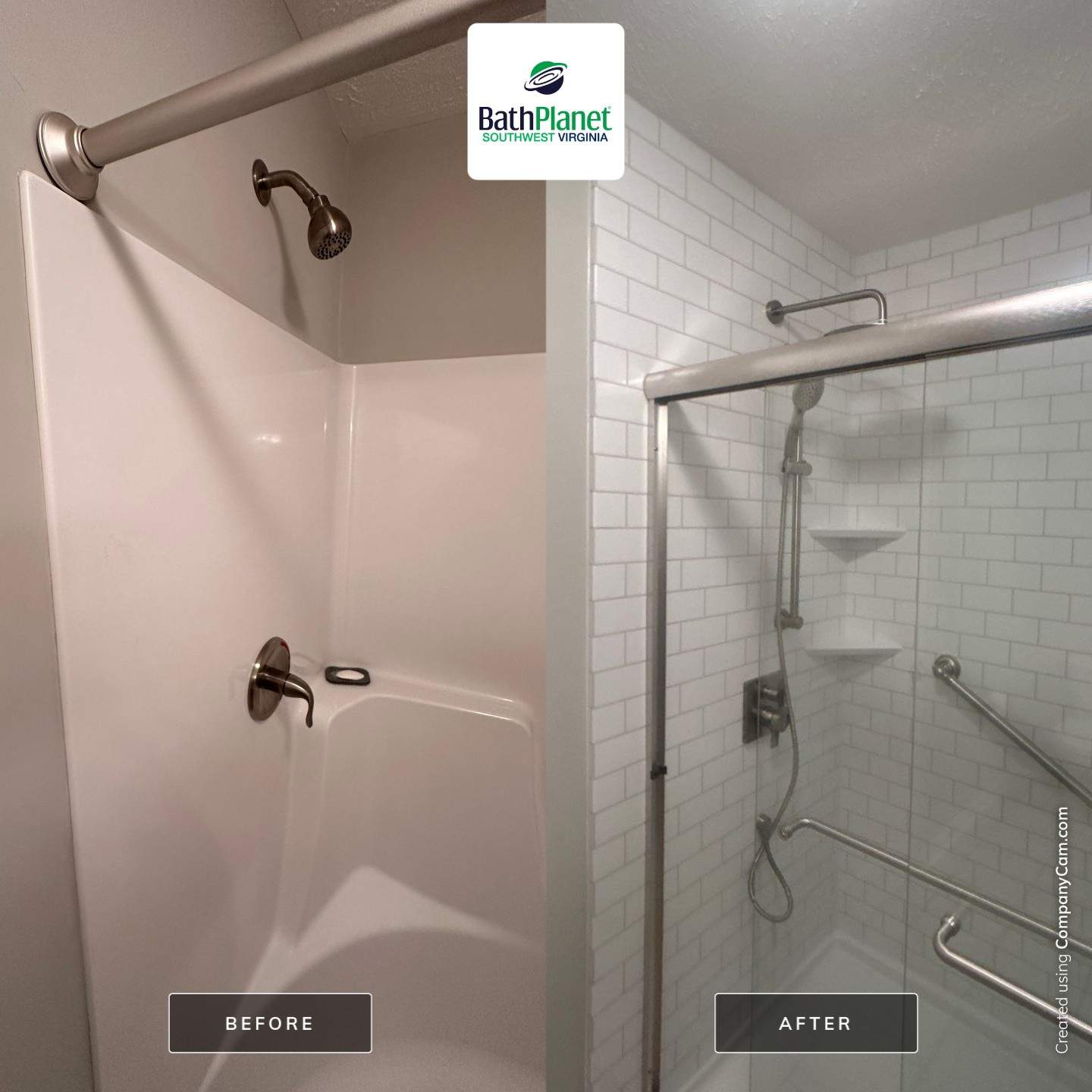 Shower Upgrade - Kit VS Custom by BathPlanet SW Virginia