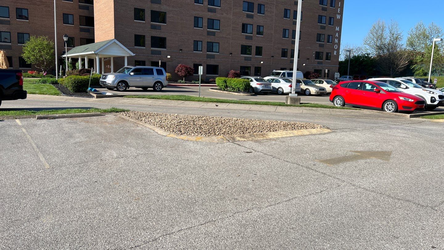 River rock installation using River Rock by GrassBusters, Inc.