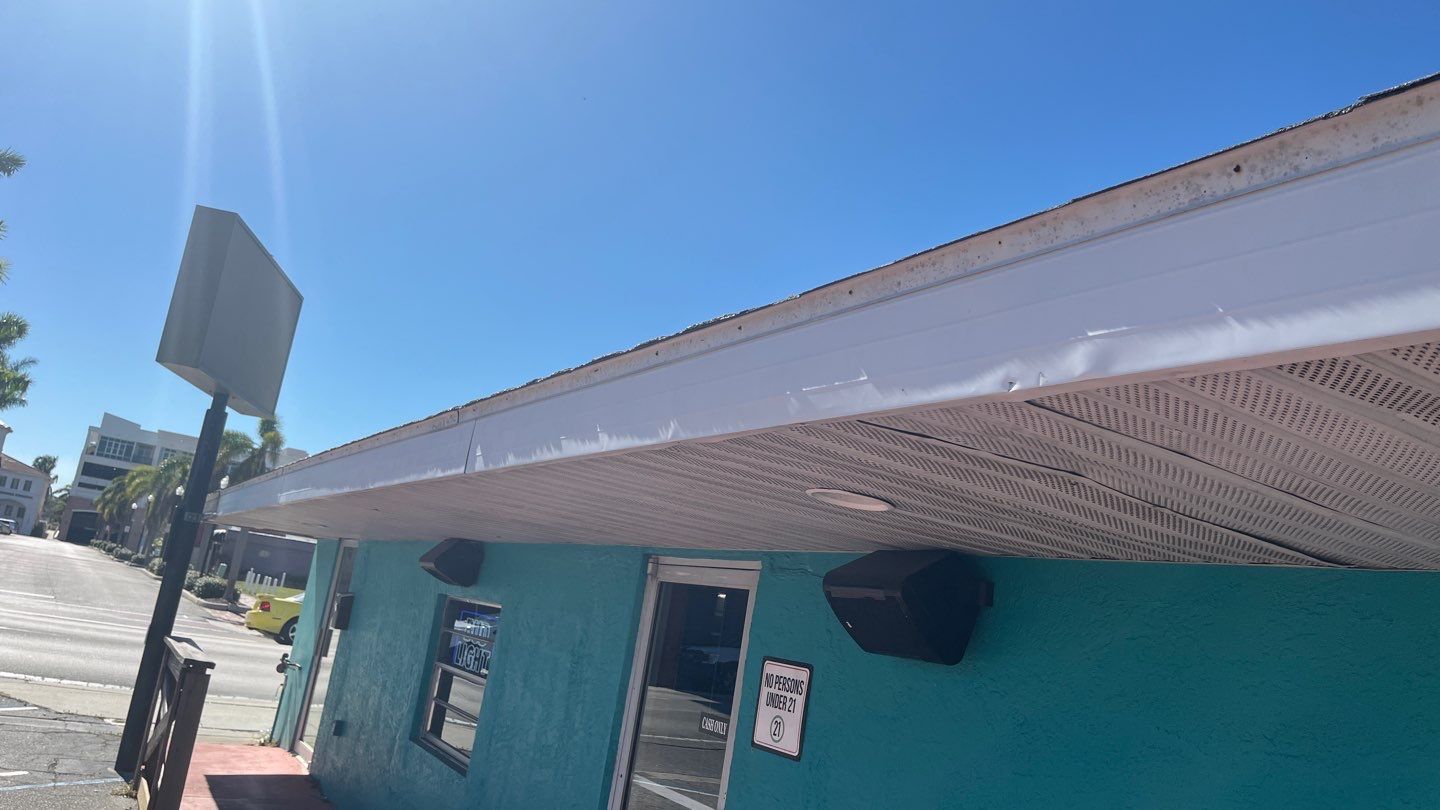 Aluminum Vented Soffit and Aluminum Fascia Punta Gorda FL by Gutter Professors