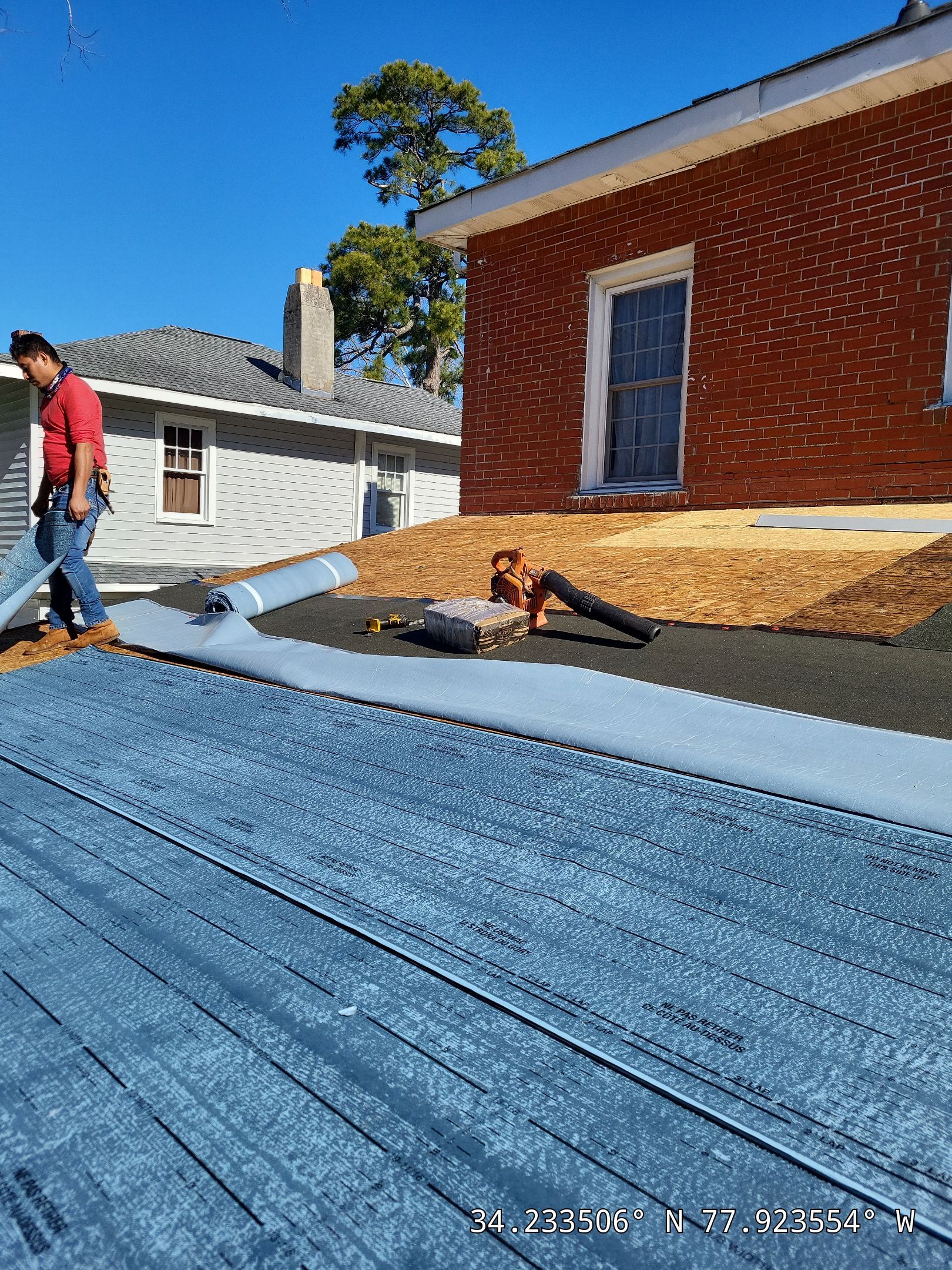 Low Slope Flat Roof Repair in Forest Hills, Wilmington NC by RGR Construction and Roofing, LLC