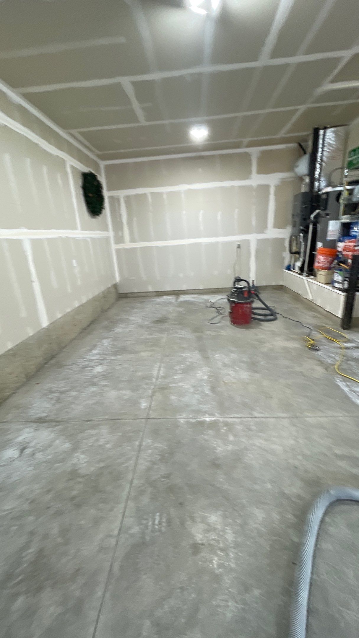 Garage Transformation using Smoke Colorway by Croc Coatings, LLC