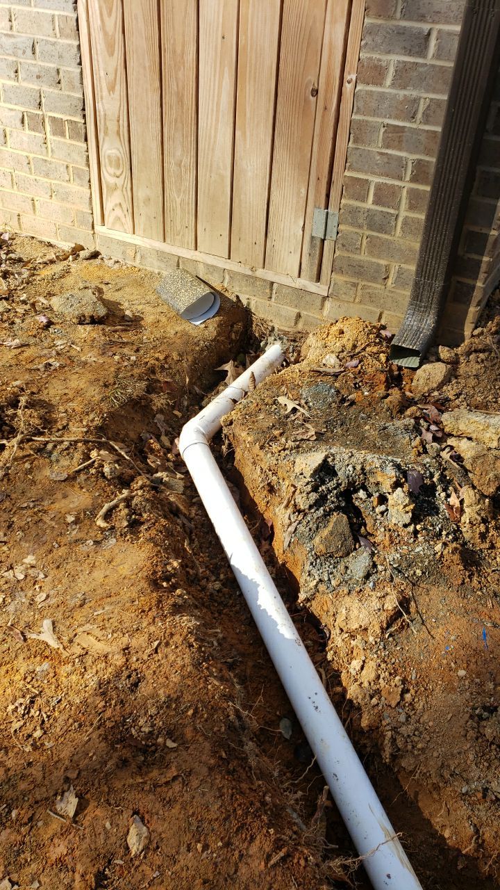 Crawl space encapsulation and exterior drainage by Power Wash Masters LLC