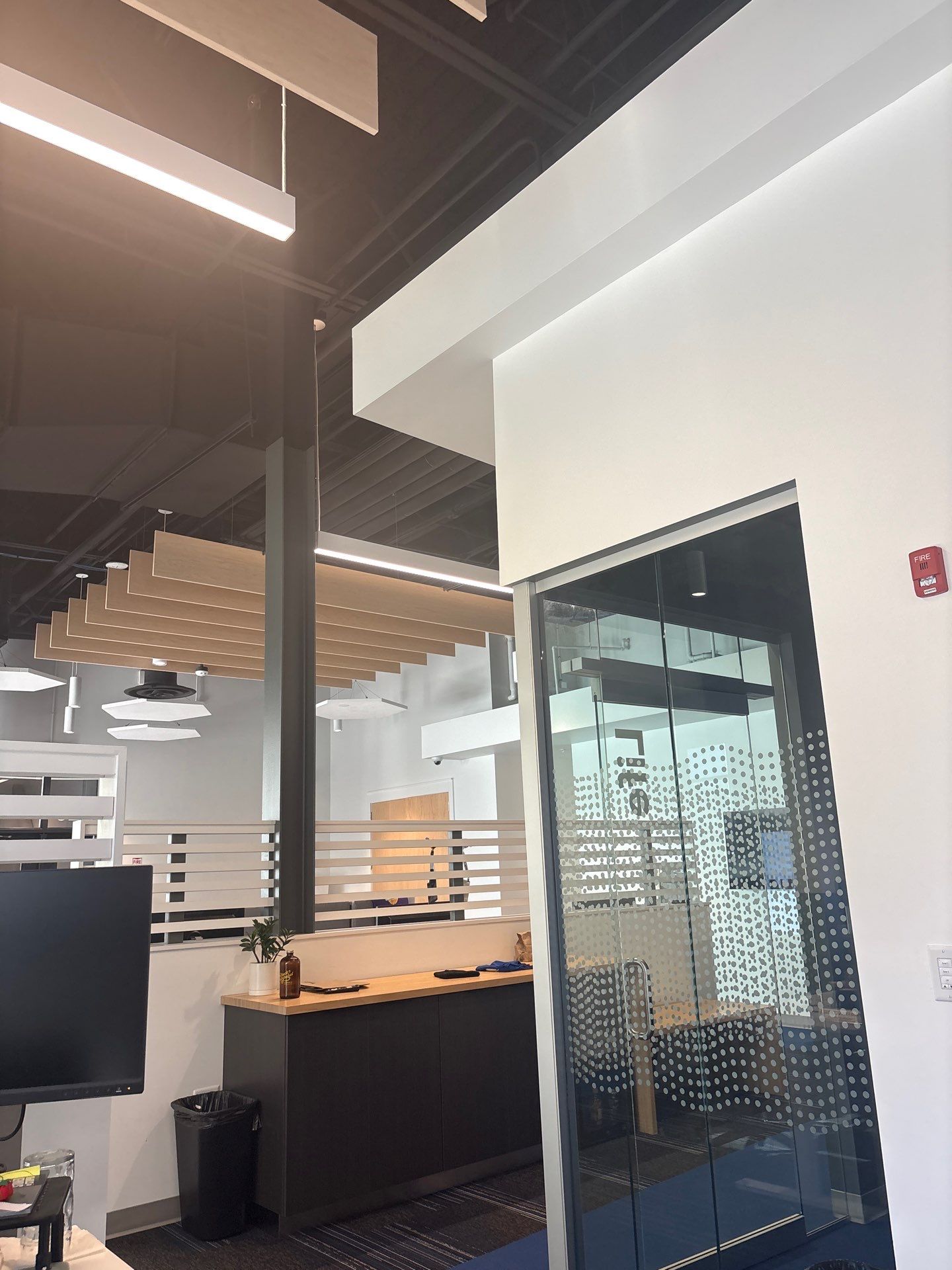 Commercial Office Interior Fit-Out with Glass Partitions in Lincoln by CompanyCam Sales Demo