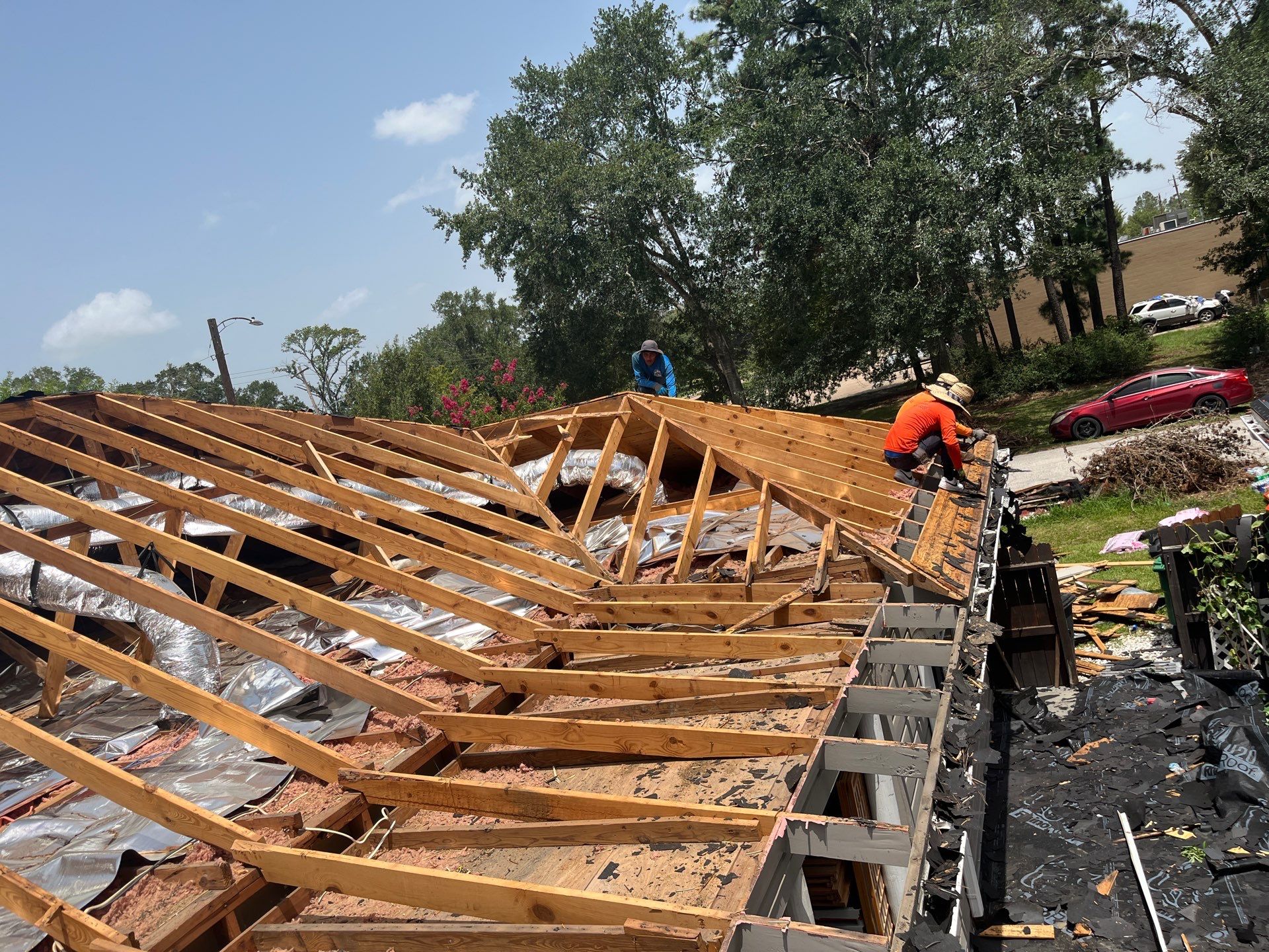 Residential Roofing Installation using Owen's Corning Duration (Lifetime) Shingles by Roof Repair Company