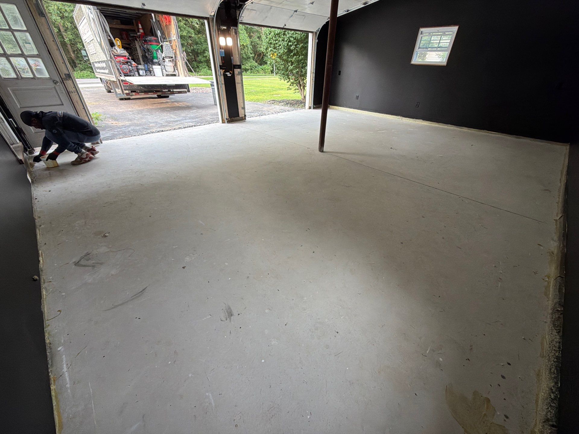 Earth Effects Stardust Garage Coating by NG Masonry & Construction LLC