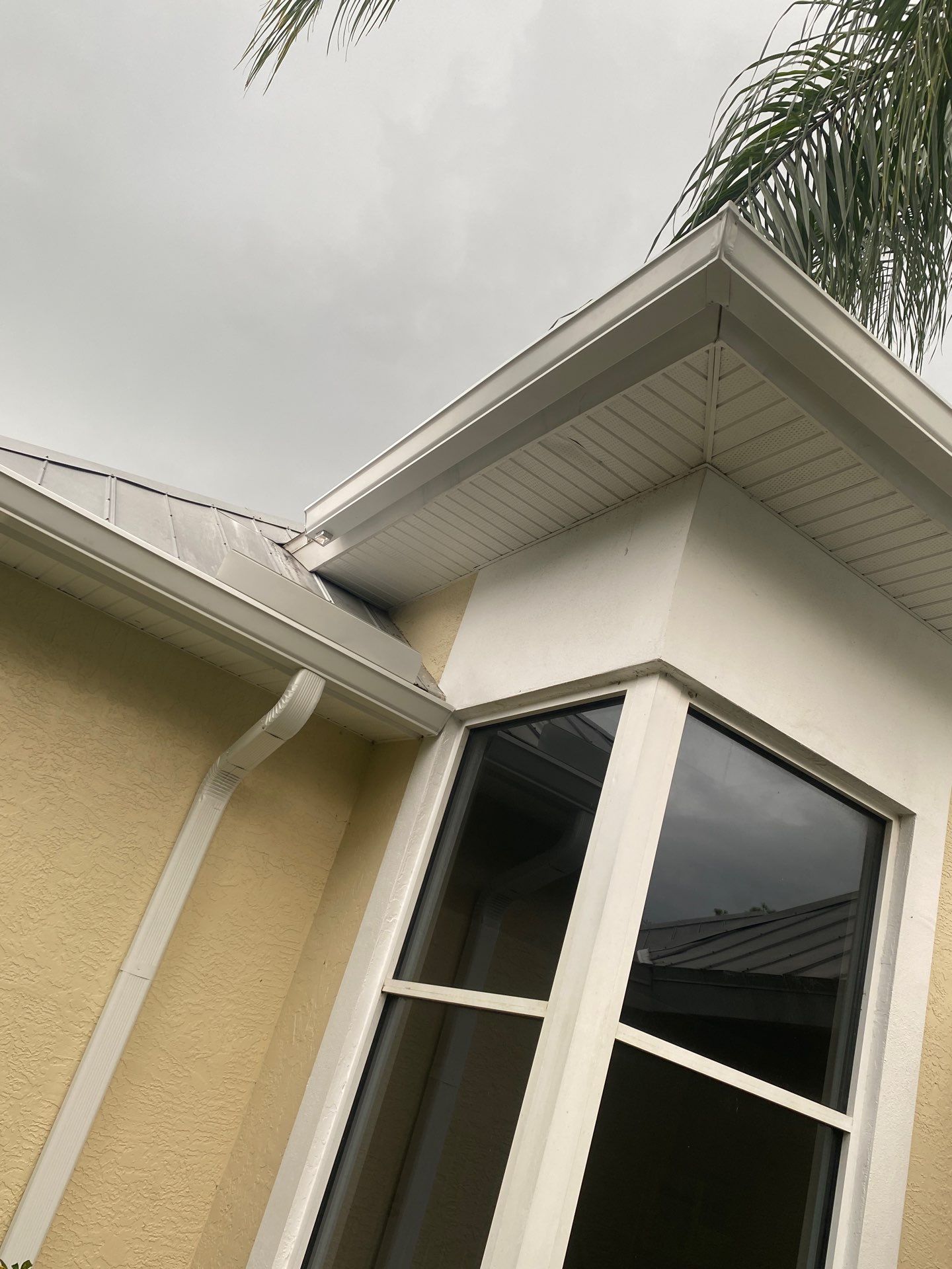 White K-Style Gutters in Fort Myers FL by Gutter Professors