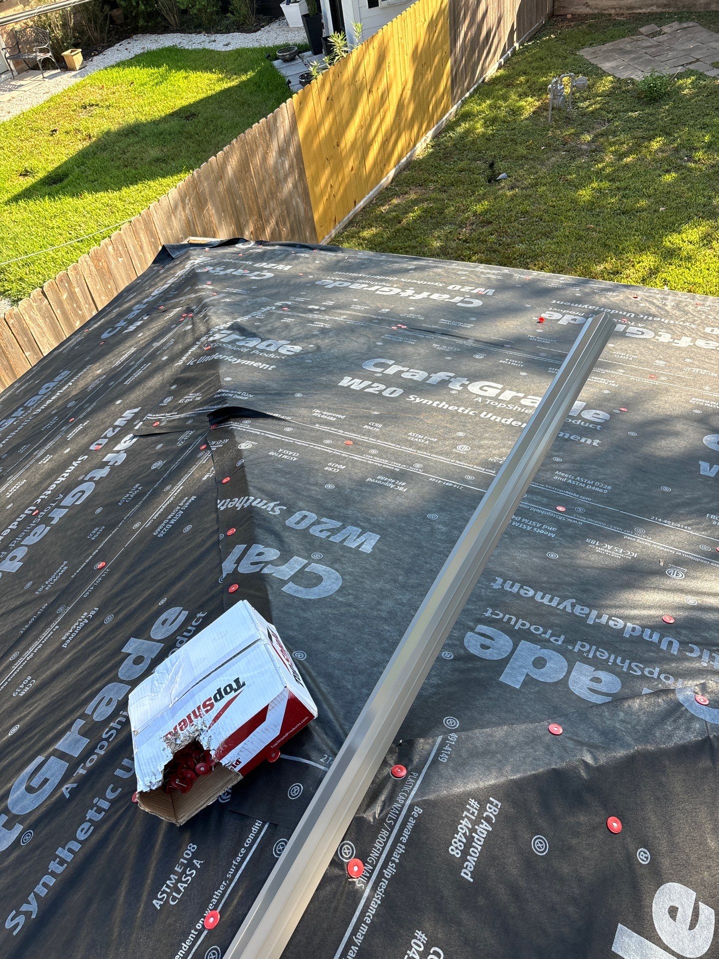 Residential Roofing Installation using Owen's Corning Duration (Lifetime) Shingles by Roof Repair Company