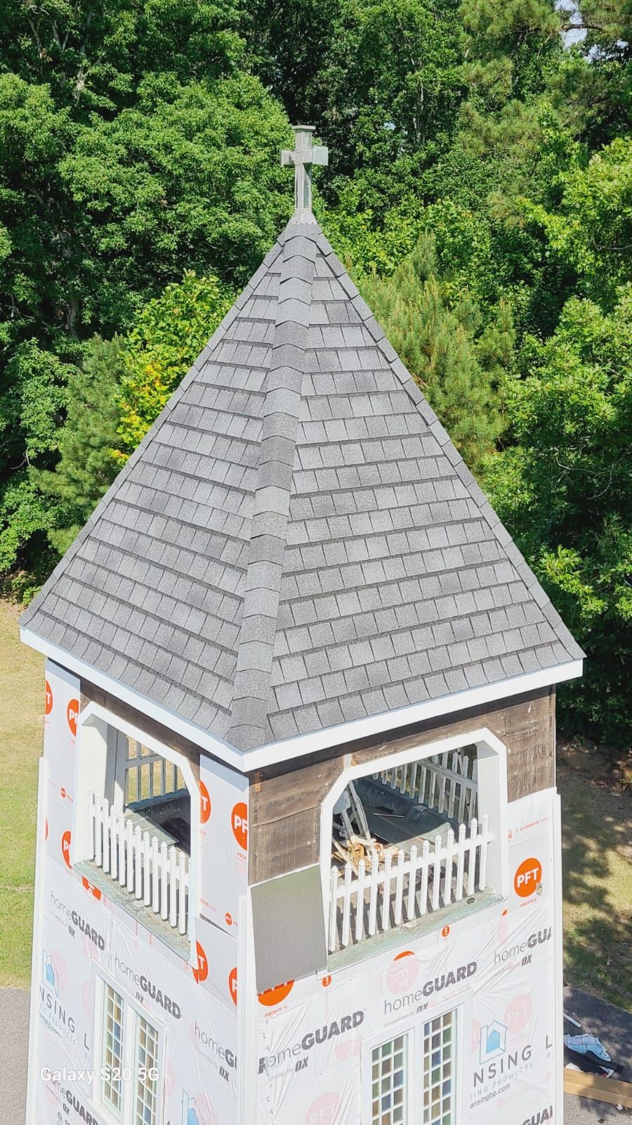 Church Roof Installation using GAF Slateline by ExteriorPros
