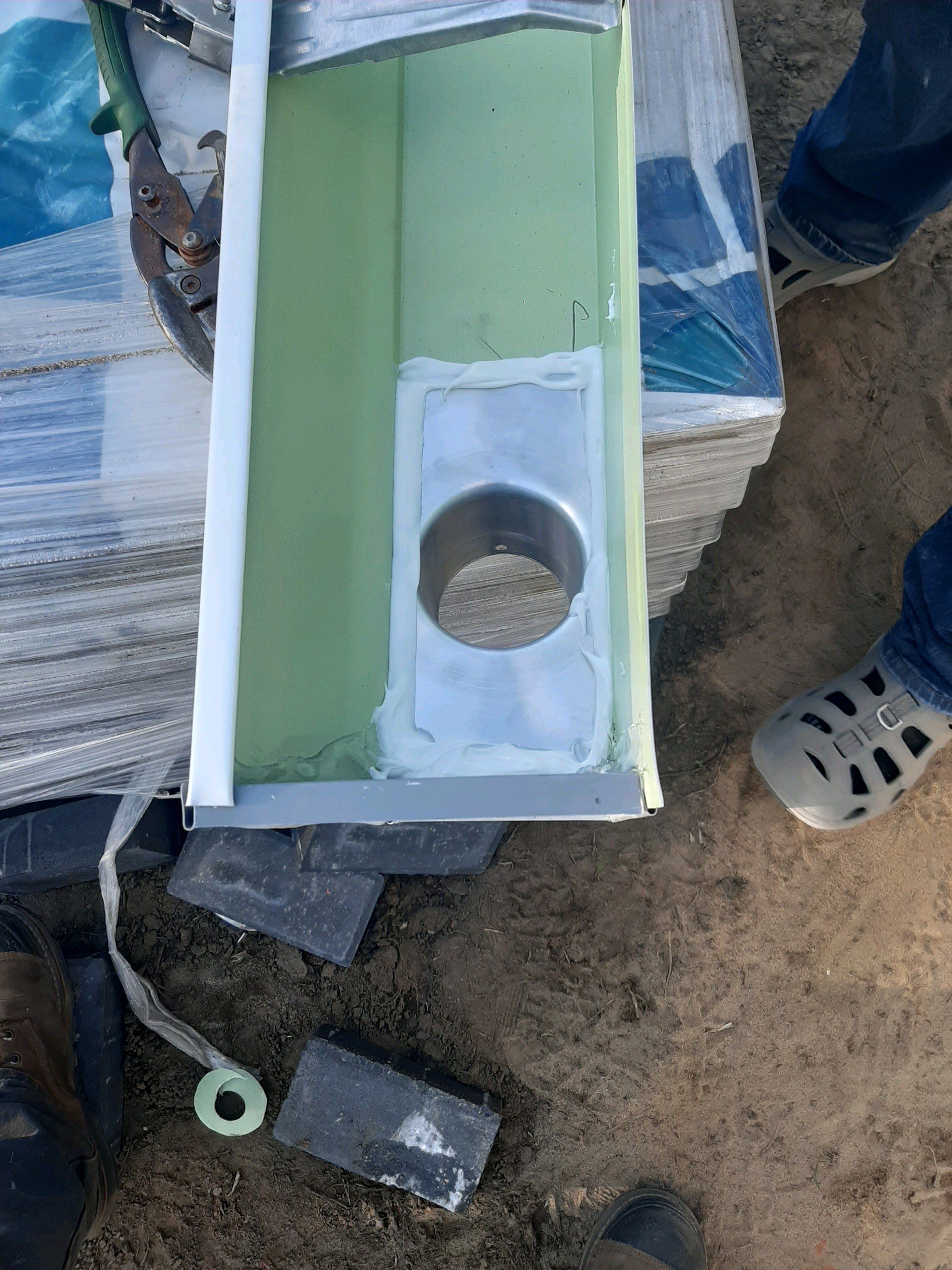 Gutter Installation using K-Style Seamless Gutters by Gutter Professors