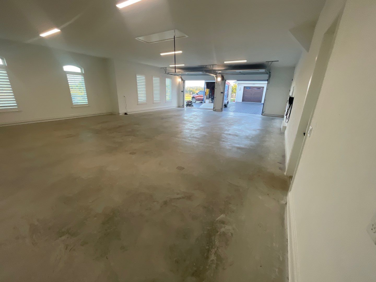 Garage Project in Newberry, FL in Domino by Cross Creek Concrete Coatings