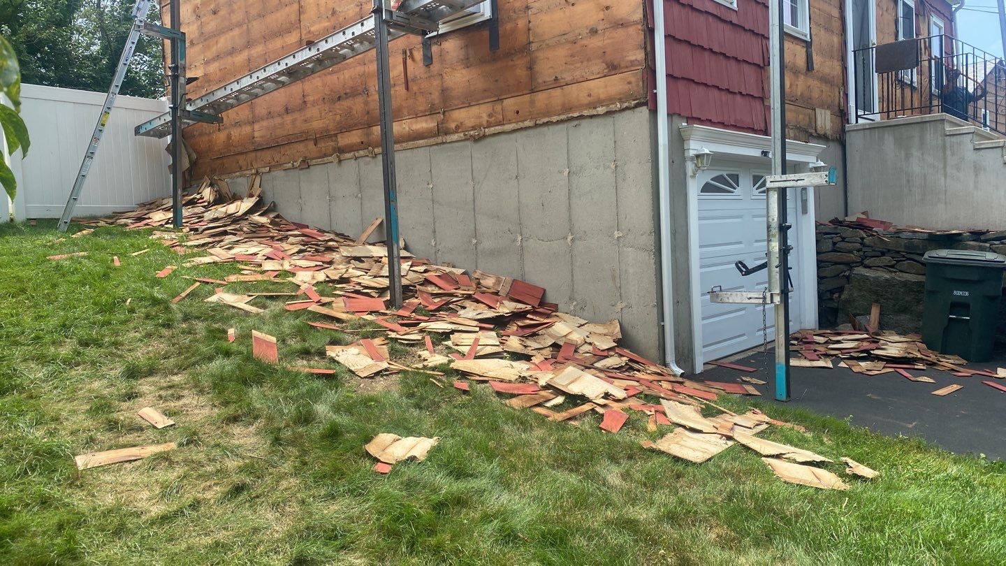 Siding Installation using Royal Building Products Rustic Red by A Plus Exterior