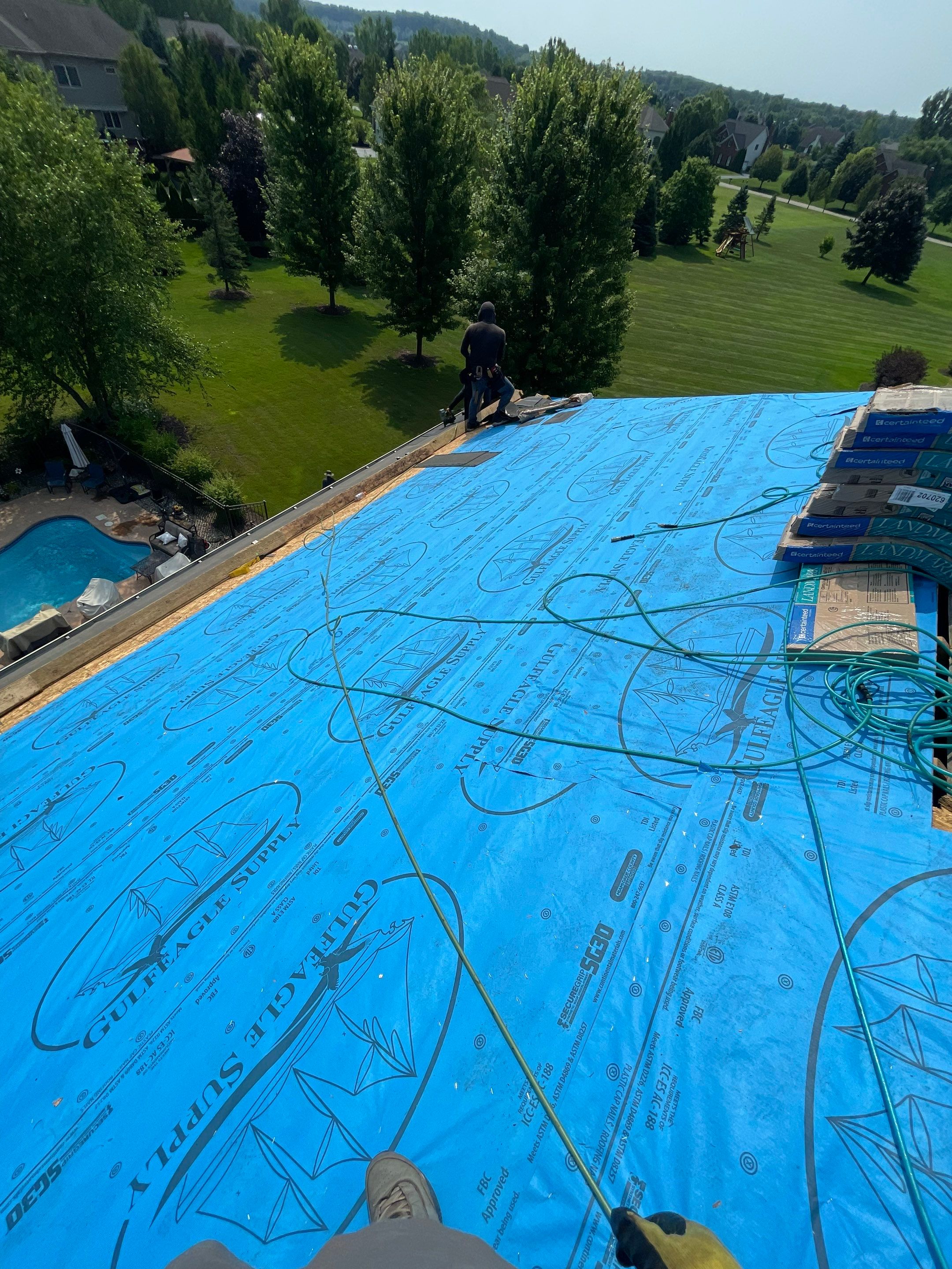 Roof Replacement using CertainTeed Landmark by 180 Contractors