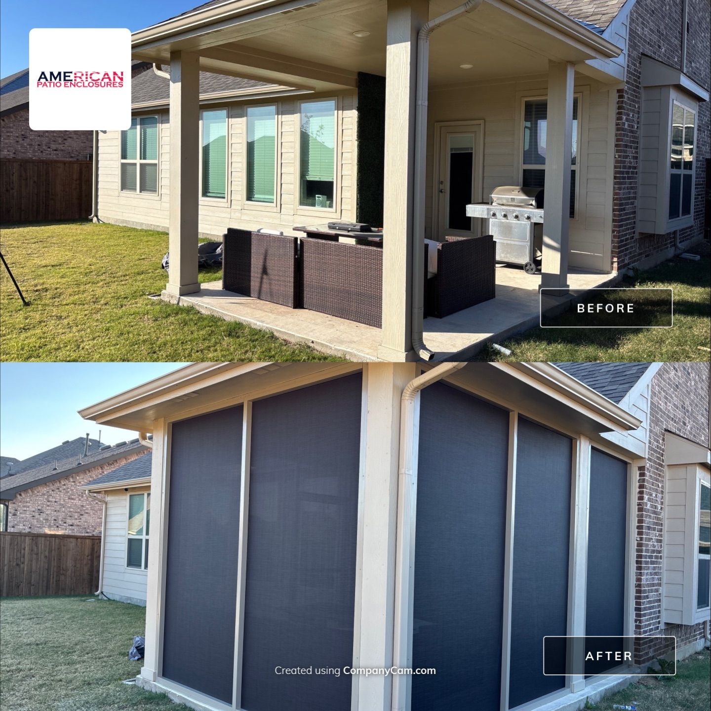 Project in Haslet by American Patio Enclosures