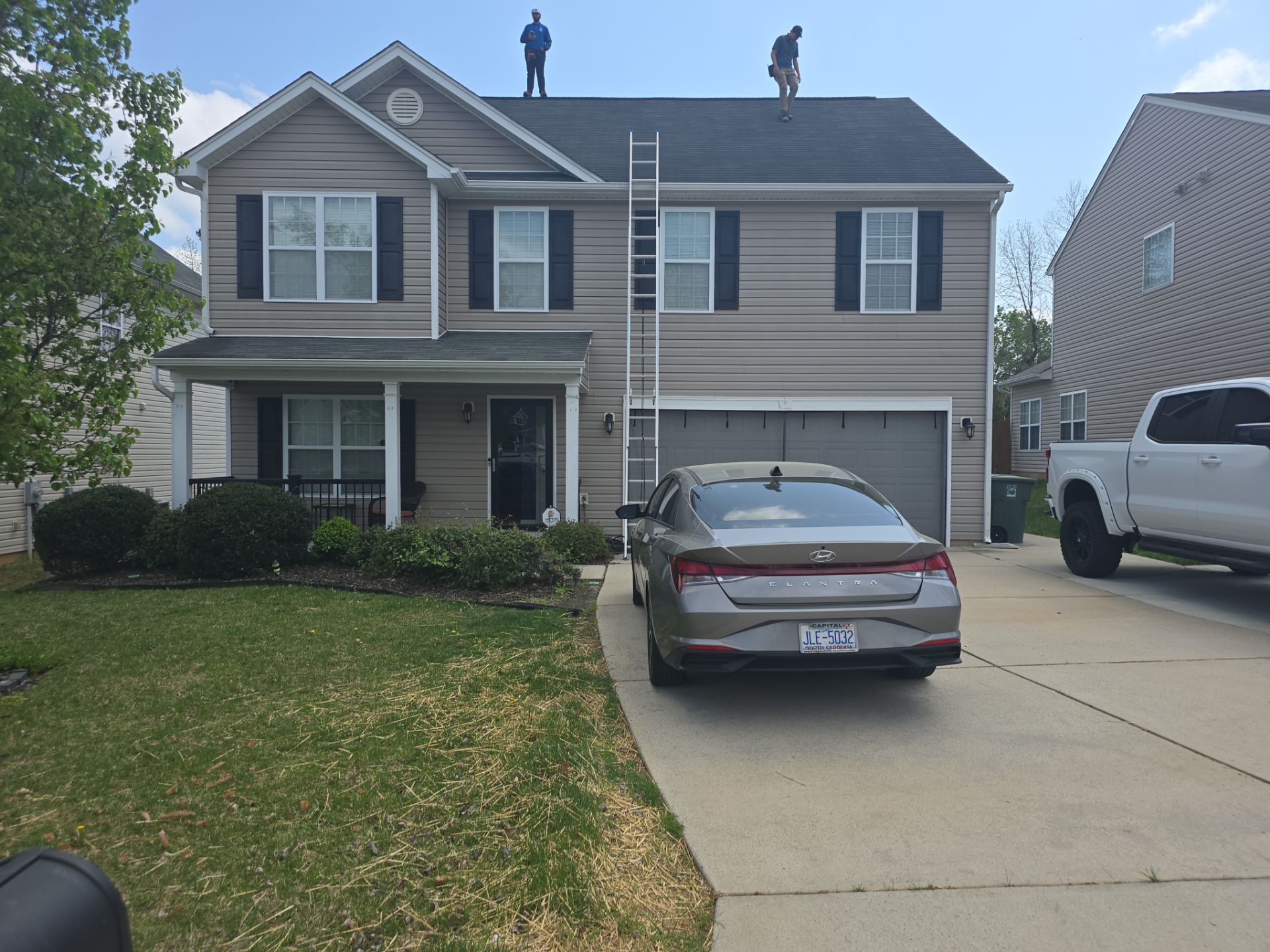 Roof replacement by hail and wind damage by Just Brilliant Restoration JBR