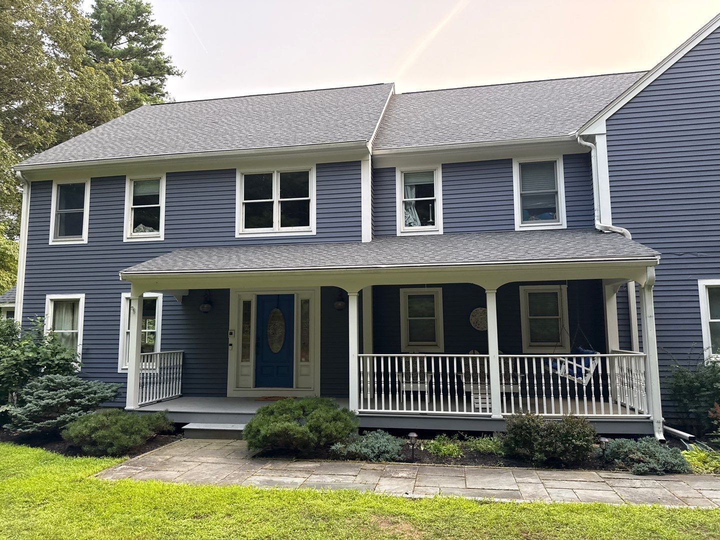 Solar-Ready Roof Replacement with GAF Pewter Gray Shingles & VELUX Skylights by Sensible Home Solutions