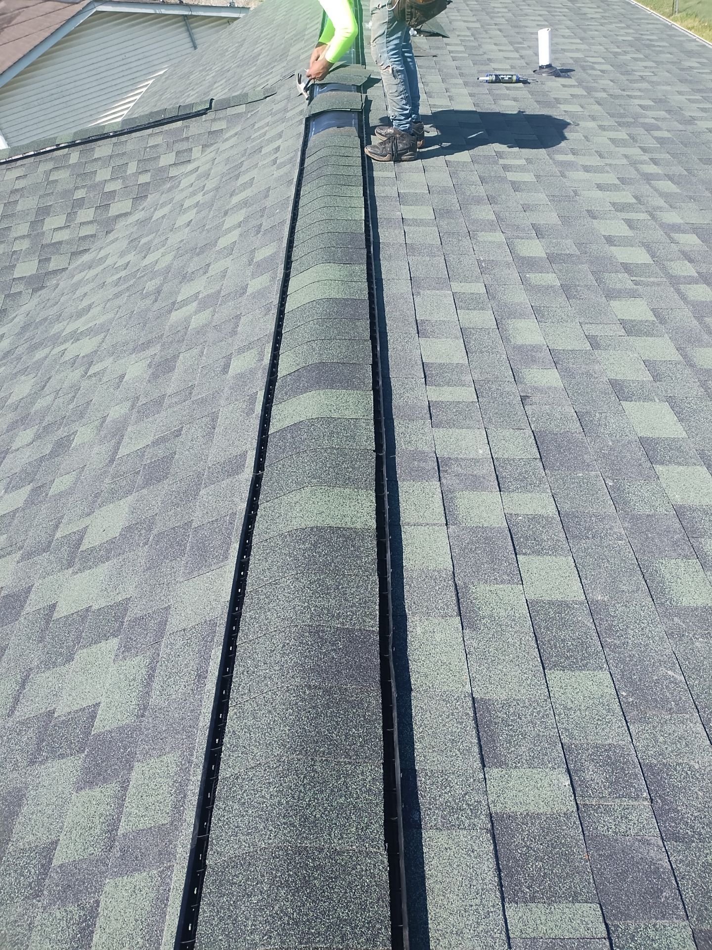 Residential Roofing Installation using Performance Shingles by Mr. Roofer