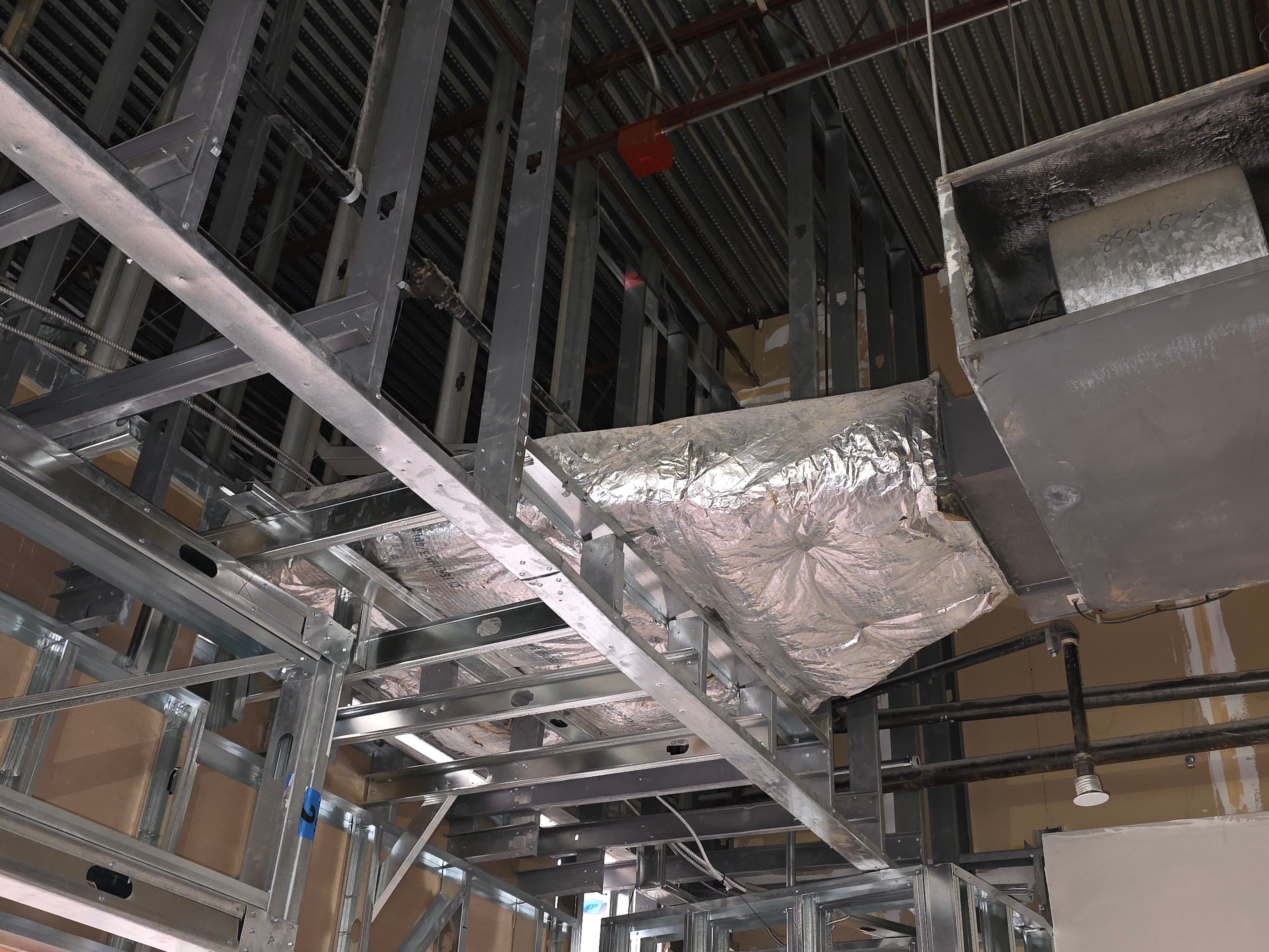 Commercial HVAC System and Custom Ductwork Installation in Kennesaw by Veasey Mechanical Services 