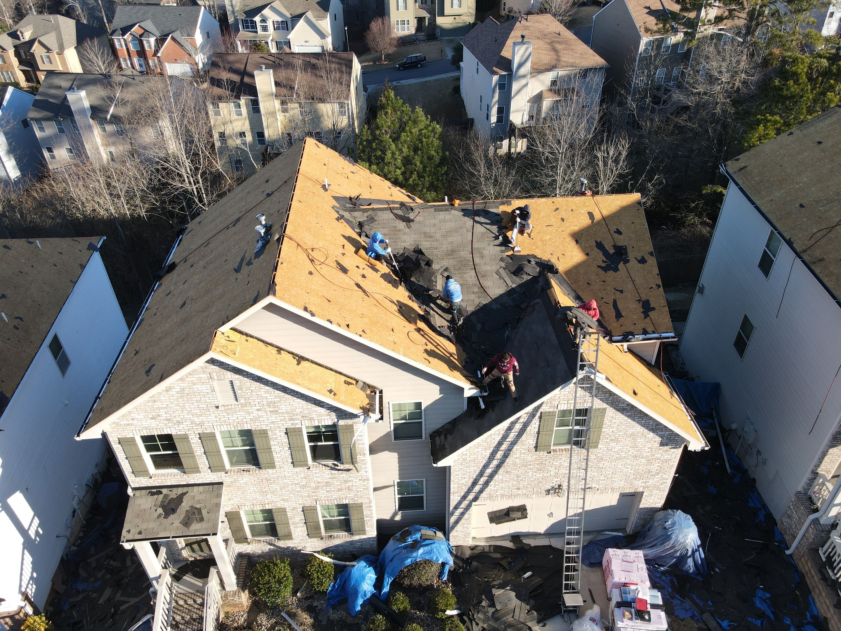 Residential Roofing Installation using Owens Corning by Inspector Roofing and Restoration
