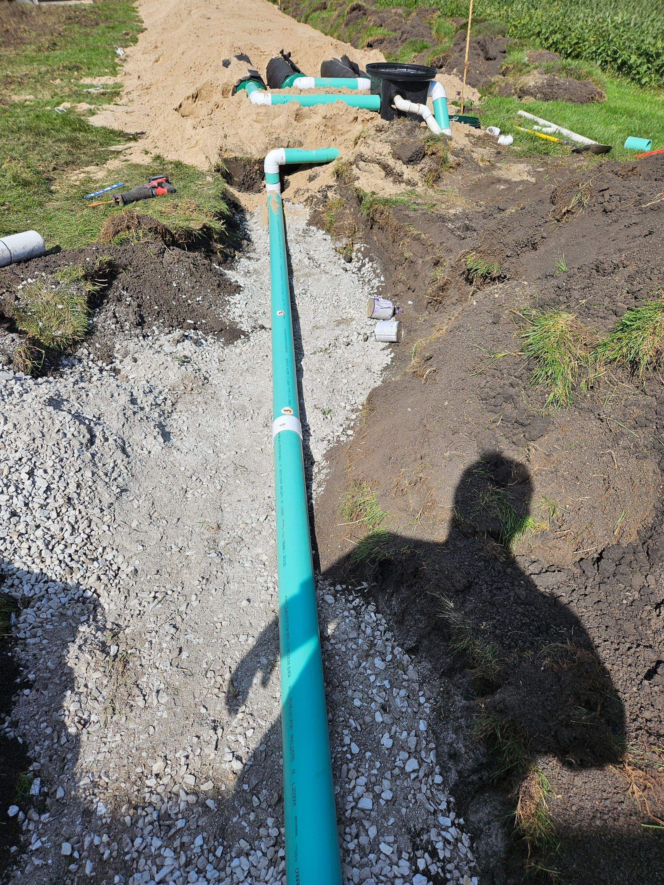 IM 1060 Plastic Septic Tank Replacement & AES Mound System by Allied Water Services