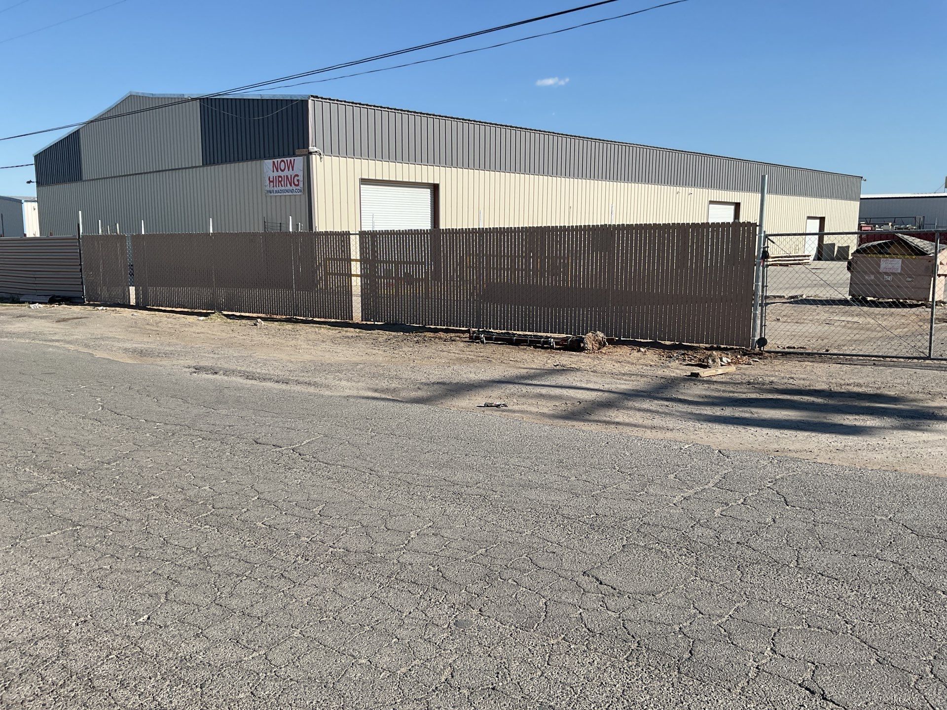 Commercial fence installation by Fence Guys Inc.