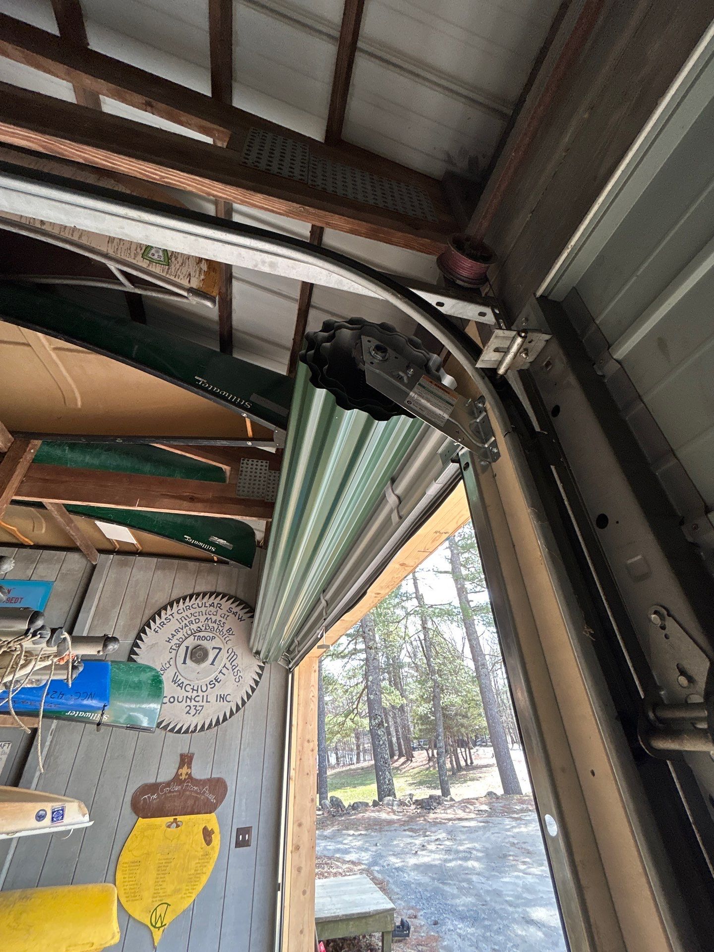 Door Installation using Tractrite Rollup Commercial Garage Door by Keene Door