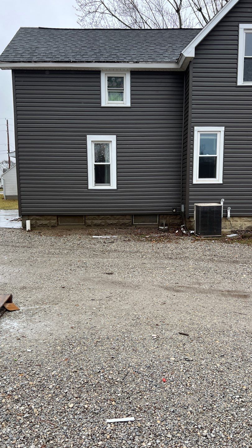 Residential fascia replacement using Exterior Portfolio 4.5 DL - Peppercorn by Nitro Roofing and Construction