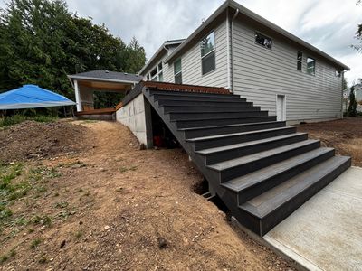 Bremerton Covered Deck & Stair Build