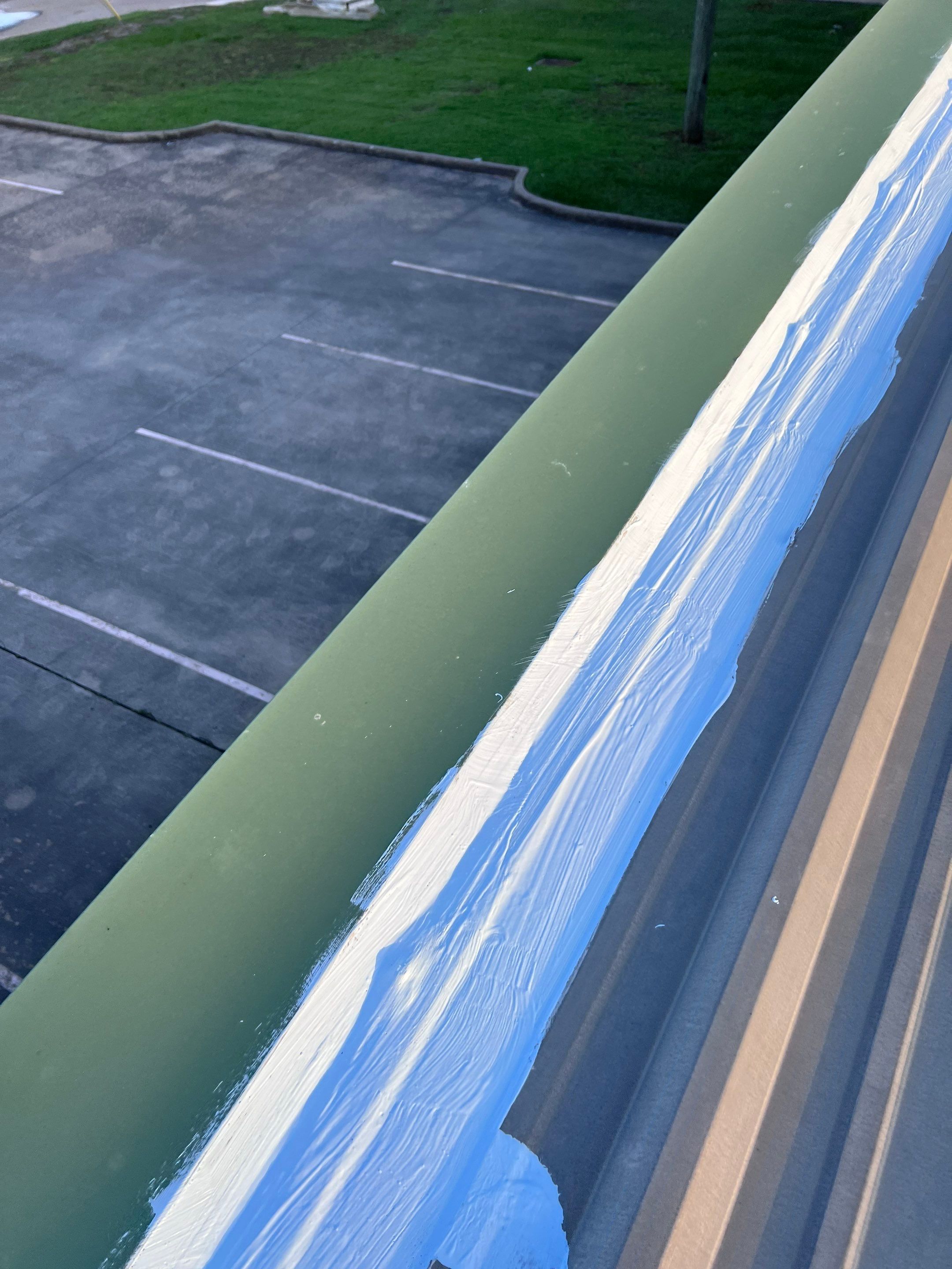 Hail Damage using Metal by Roof Repair Company