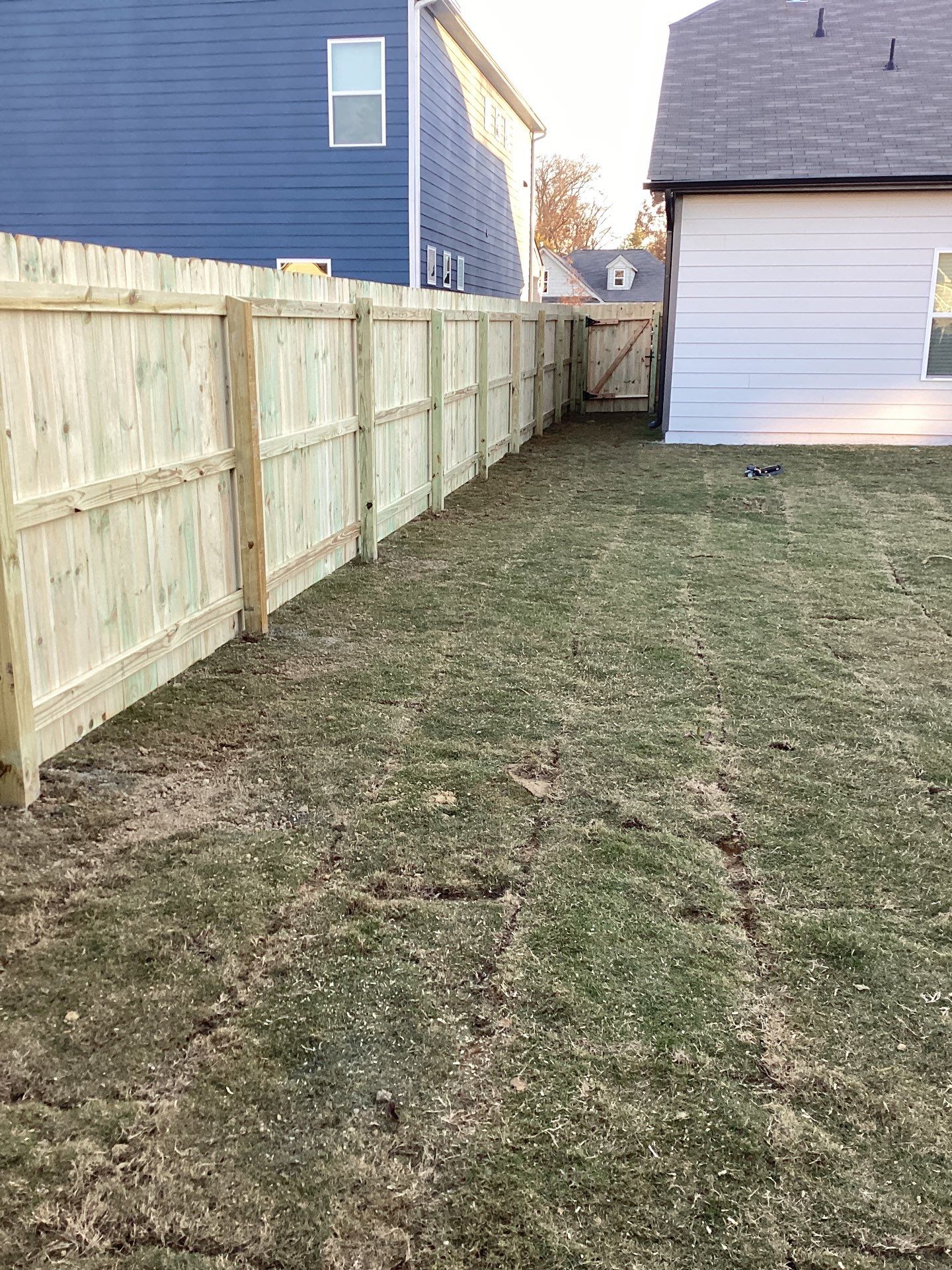 Pine Privacy Fence by River City Fence Inc.