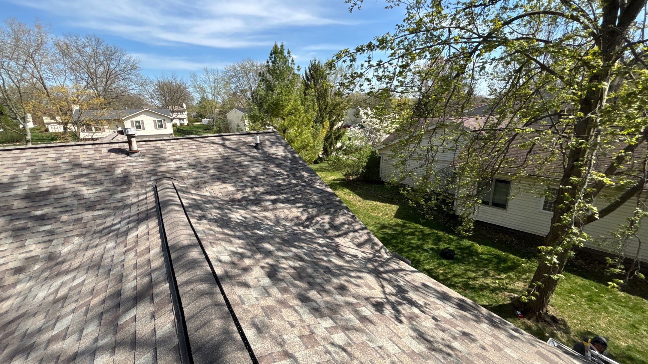 Roof Replacement using Owens Corning Driftwood by 180 Contractors