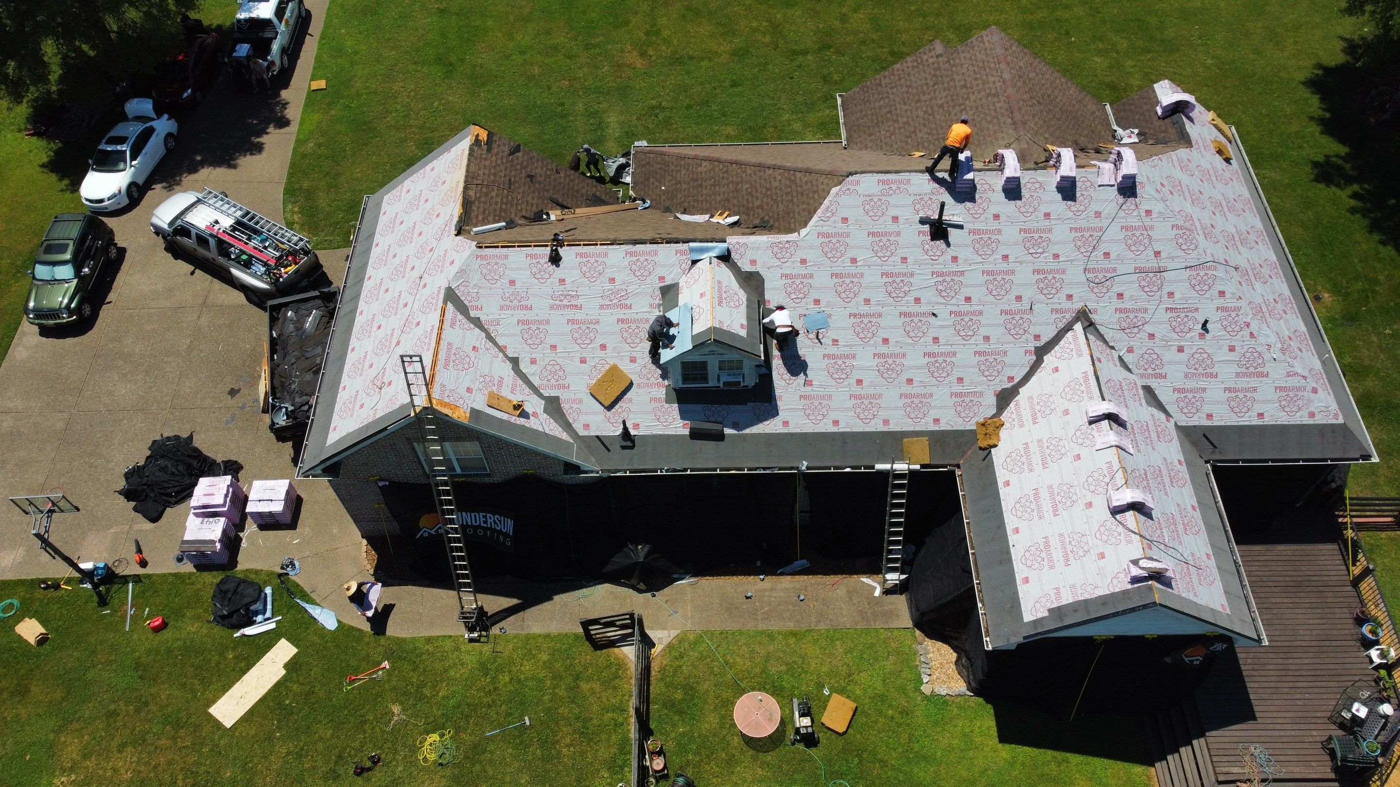 Residential Roofing Installation using Owens Corning Duration Shingles Roofing System by Undersun Roofing 
