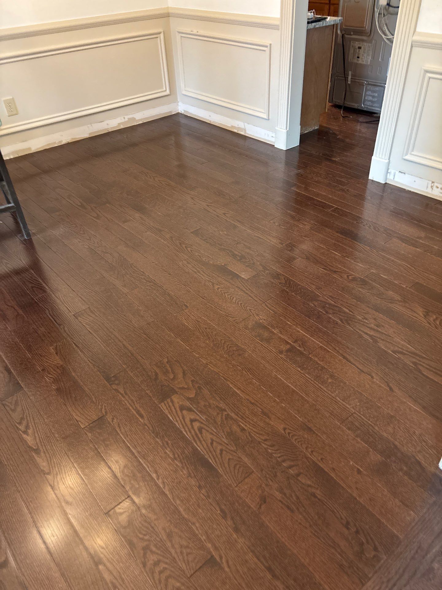 Prefinished Solid Hardwood Flooring Installation in Union, KY by Footprints Floors Kentucky