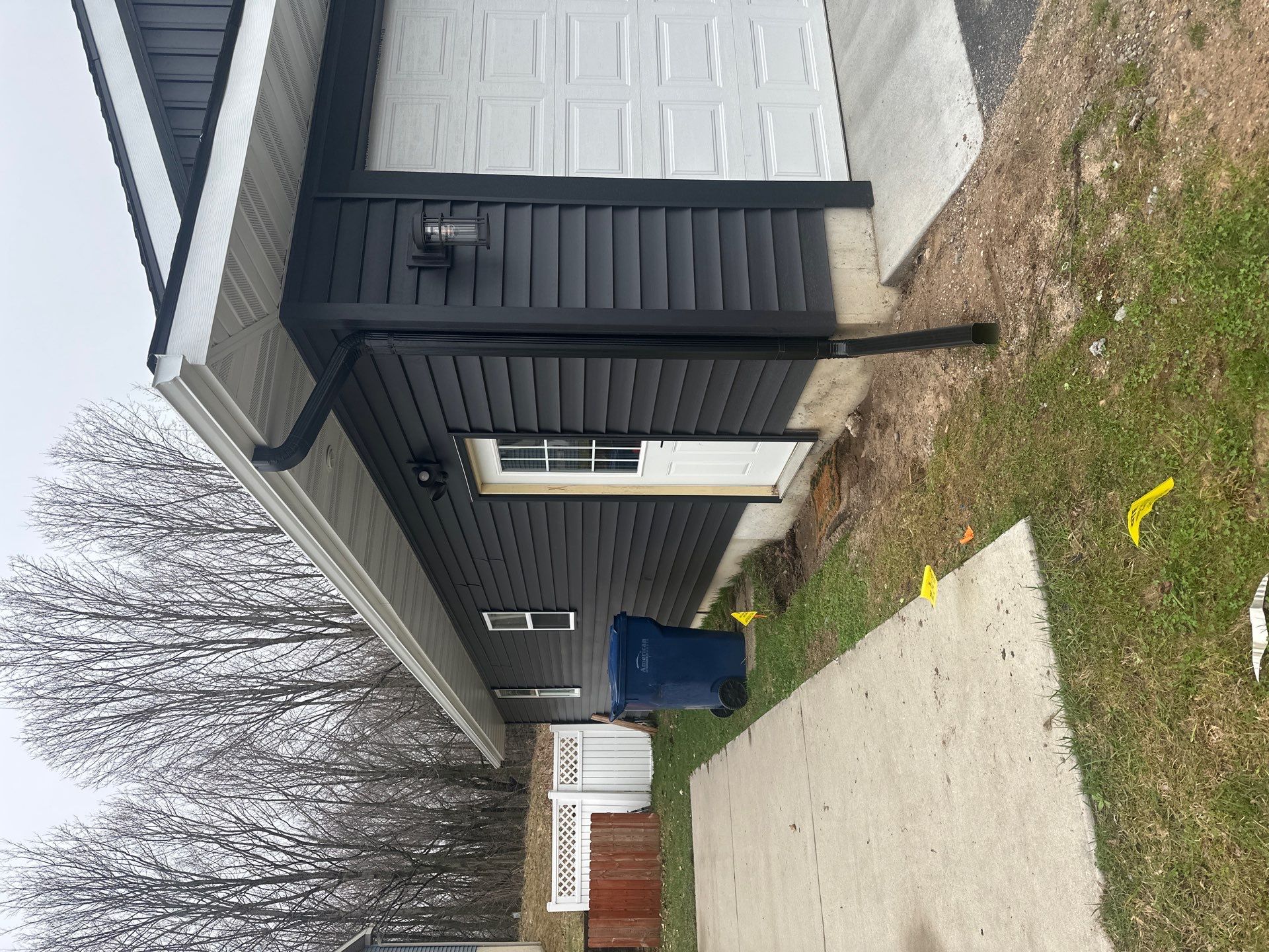 Seamless Gutter and Downspout Installation in Traverse City by Rainbow Seamless Systems
